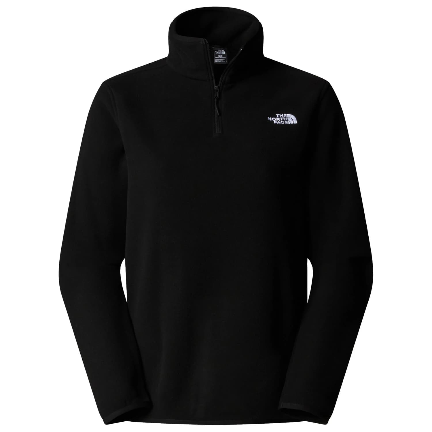 Дамски поларен пуловер The North Face Women's Glacier Fleece 1/4 Zip Jacket Fleece jumper - TNF Black