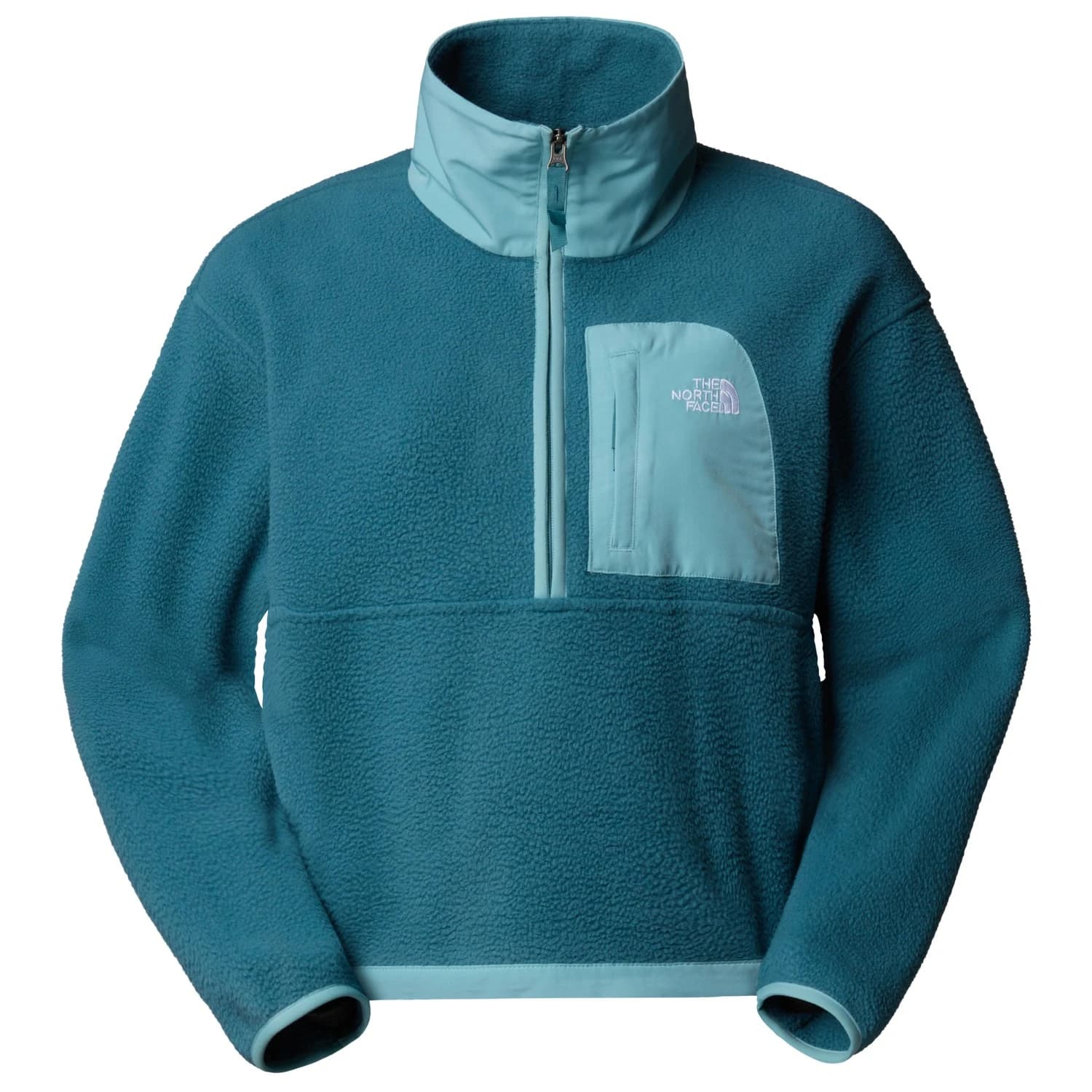 Дамски поларен пуловер The north face Women's Yumiori Off Peak 1/2 Zip Jacket Fleece jumper - Space / Blue Eclipse
