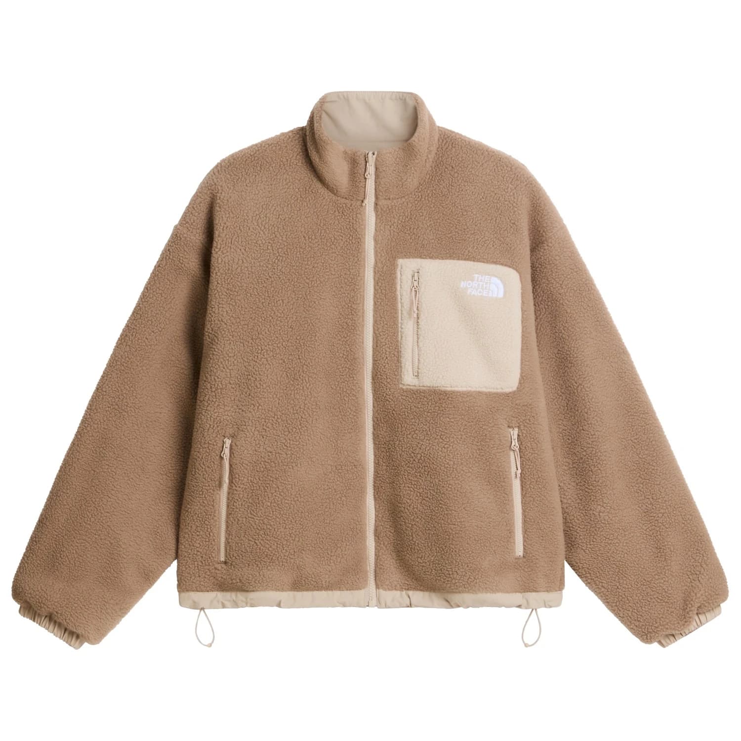 Дамско поларено яке The North Face Women's Yumiori Reversible Jacket Fleece jacket - Timeless Taupe / Garnet