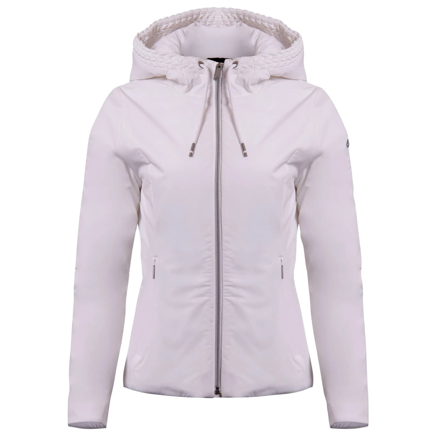 Дамско поларено яке Lasse Kjus Women's Elevation Hood Jacket Fleece jacket - White