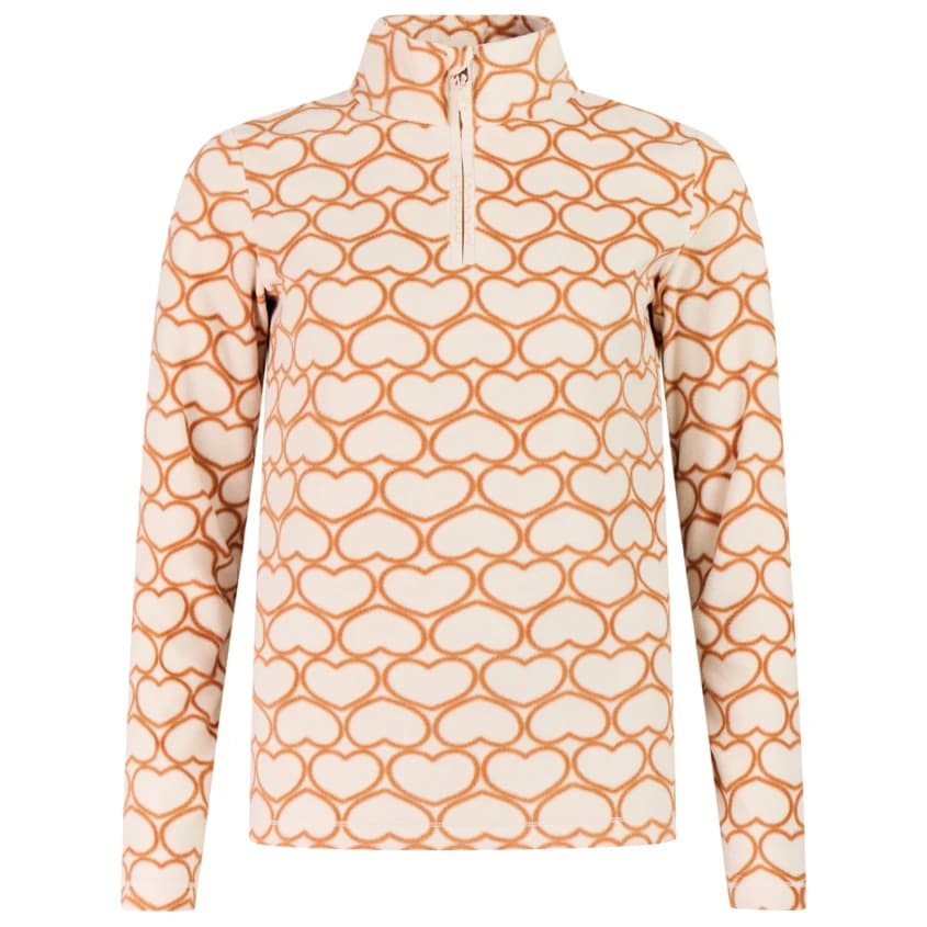 Поларен пуловер Protest Women's PRTRefuzzy 1/4 Zip Active Top Fleece jumper - Kitoffwhite