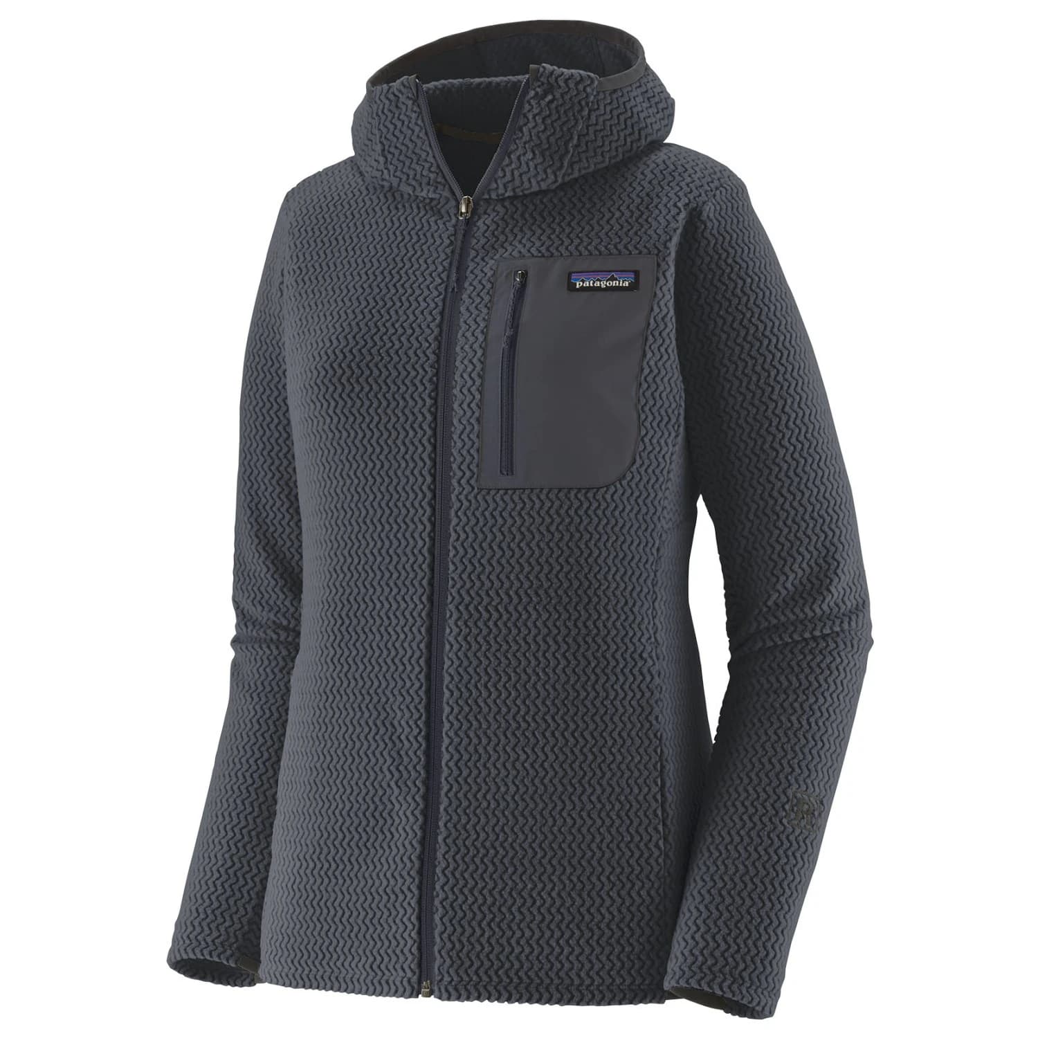Дамско поларено яке Patagonia Women's R1 Air Full-Zip Hoody Fleece jacket - Smolder Blue