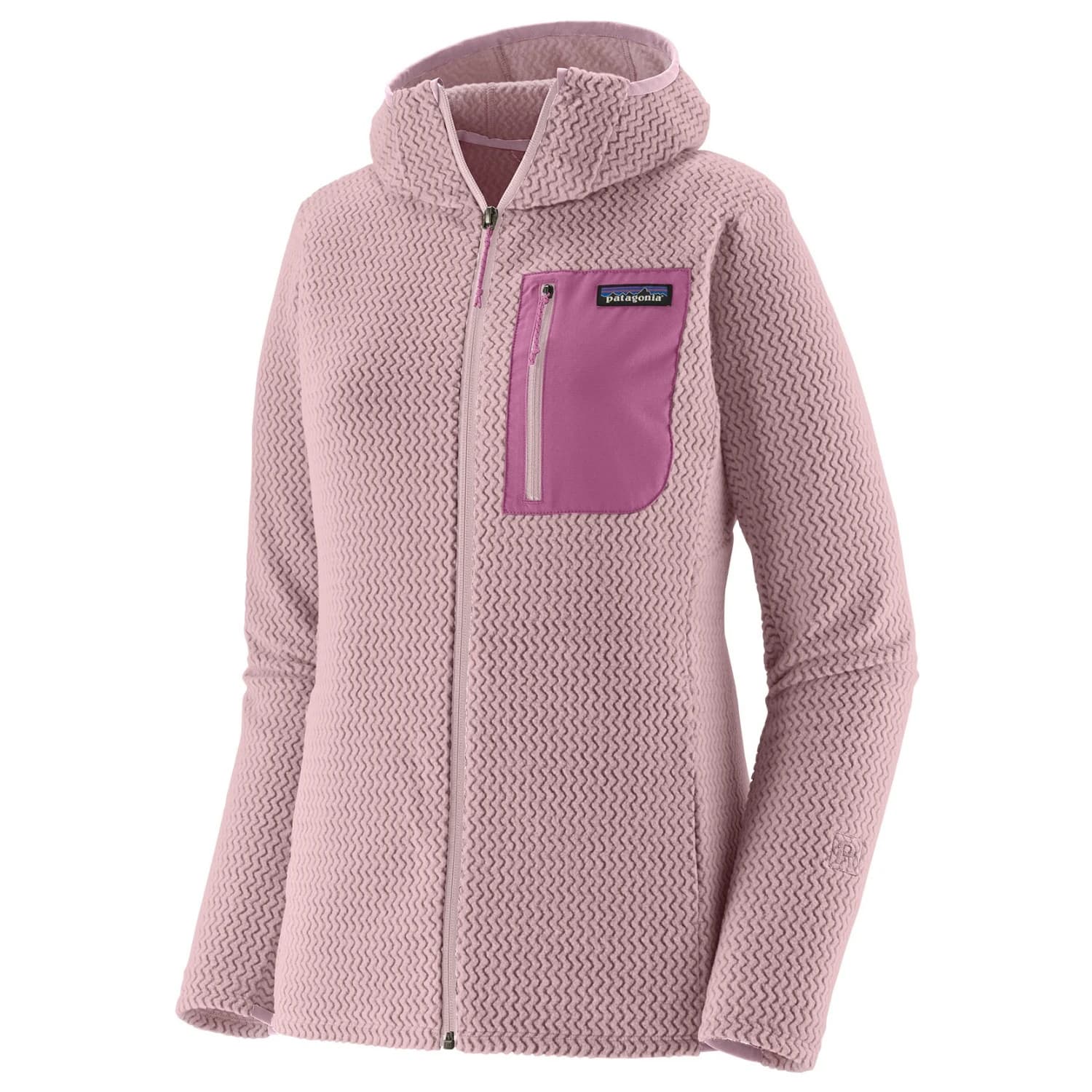 Дамско поларено яке Patagonia Women's R1 Air Full-Zip Hoody Fleece jacket - Quiet Violet