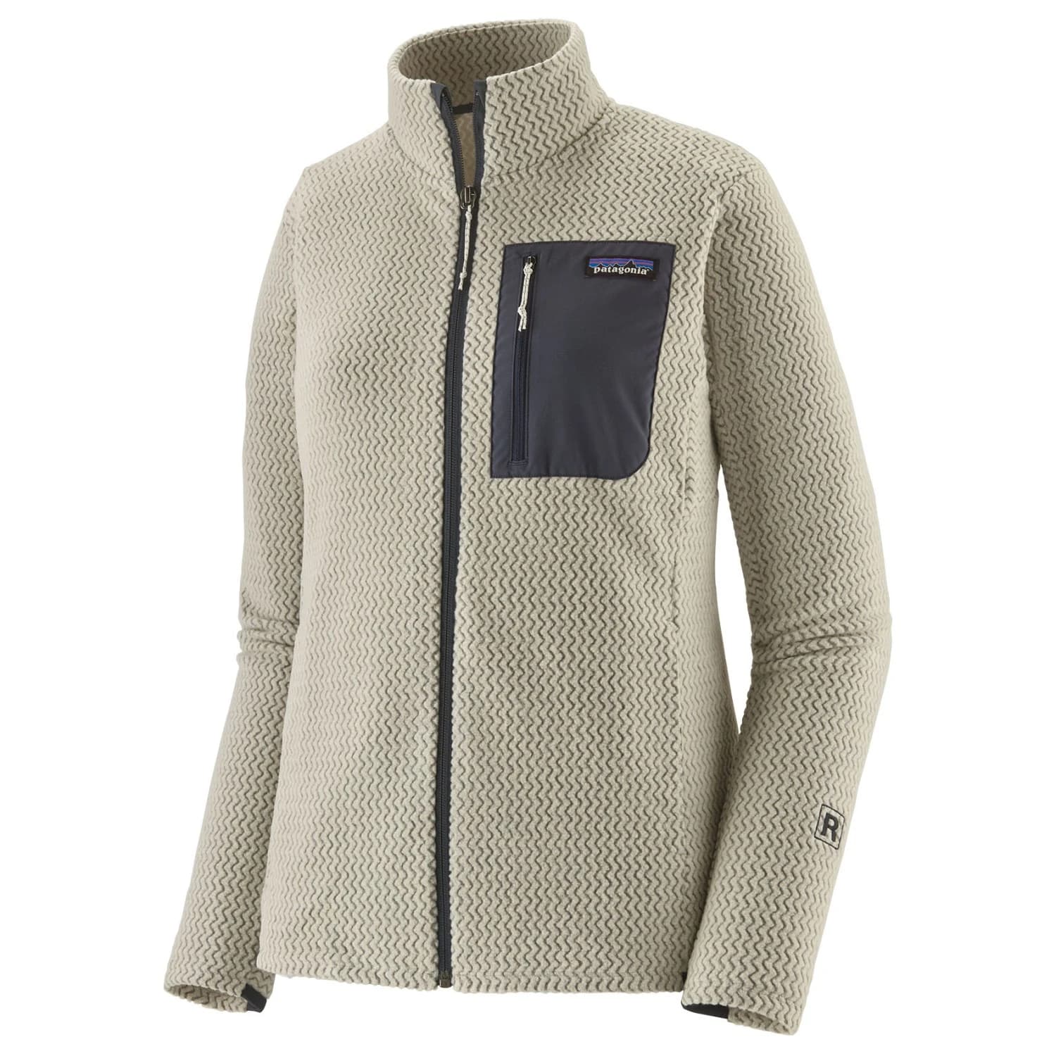 Дамско поларено яке Patagonia Women's R1 Air Jacket Fleece jacket - Wool White