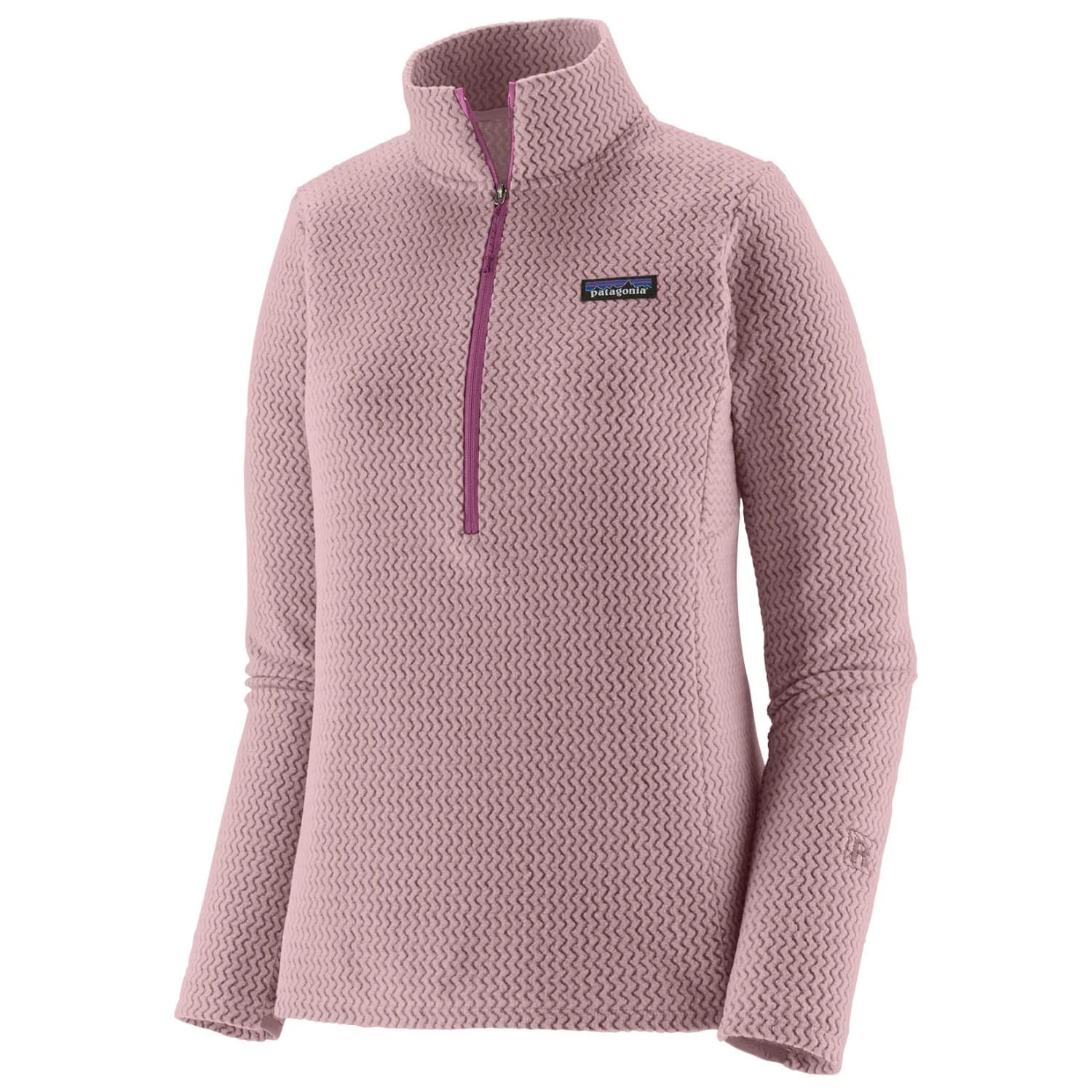 Дамски поларен пуловер Patagonia Women's R1 Air Zip Neck Fleece jumper - Quiet Violet