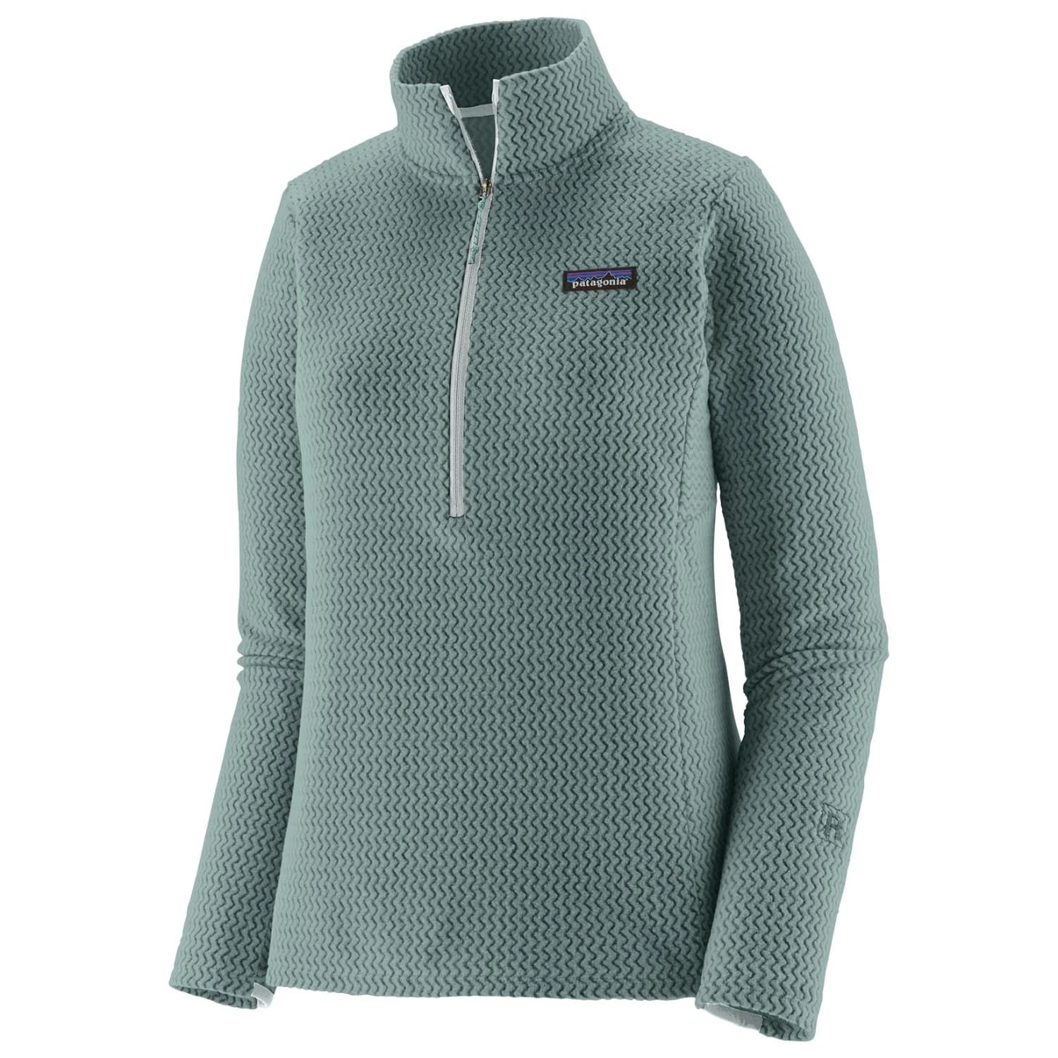 Дамски поларен пуловер Patagonia Women's R1 Air Zip Neck Fleece jumper - Blue Sage