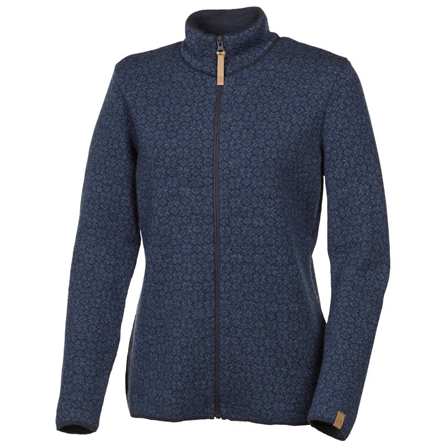 Вълнено яке Ivanhoe of Sweden Women's Fiona Full Zip Wool jacket - Light Navy