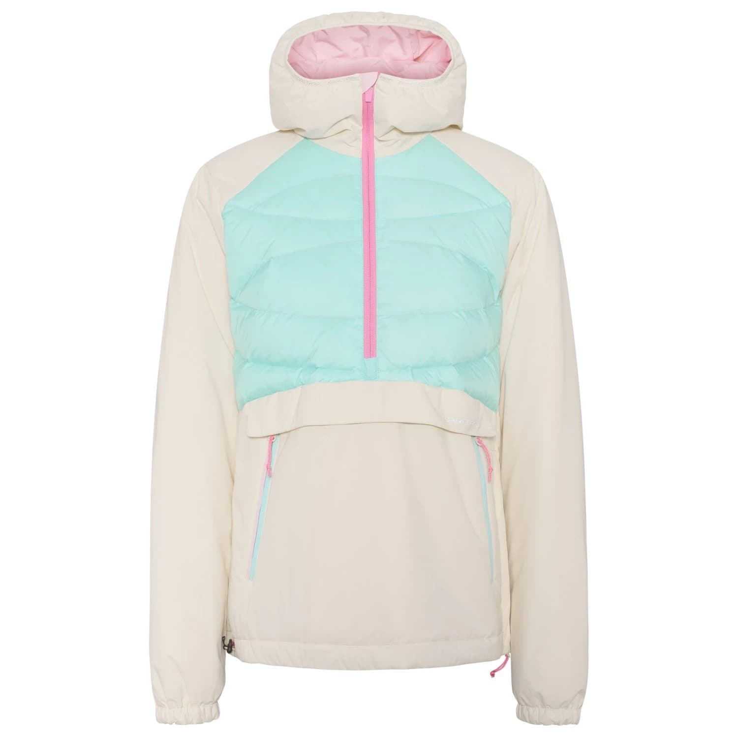 Дамско пухено яке Kari traa Women's Tirill Thermal Anorak Fleece jumper - Light Beige