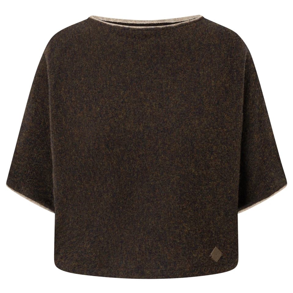 Дамски вълнен пуловер STAPF Women's Nena Wool jumper - Chestnut