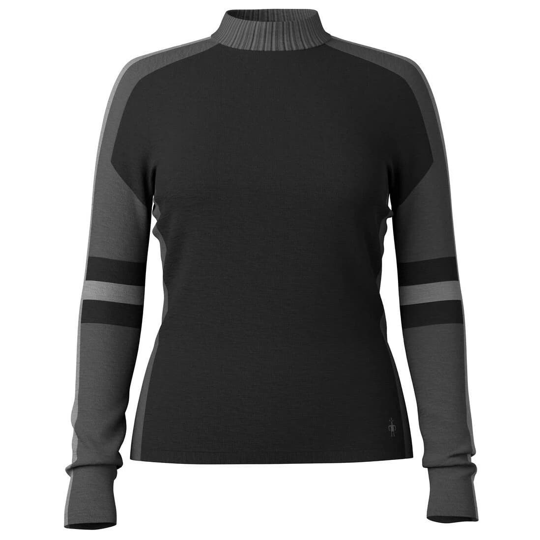 Дамски вълнен пуловер Smartwool Women's Alpine Crew Sweater Merino jumper - Black