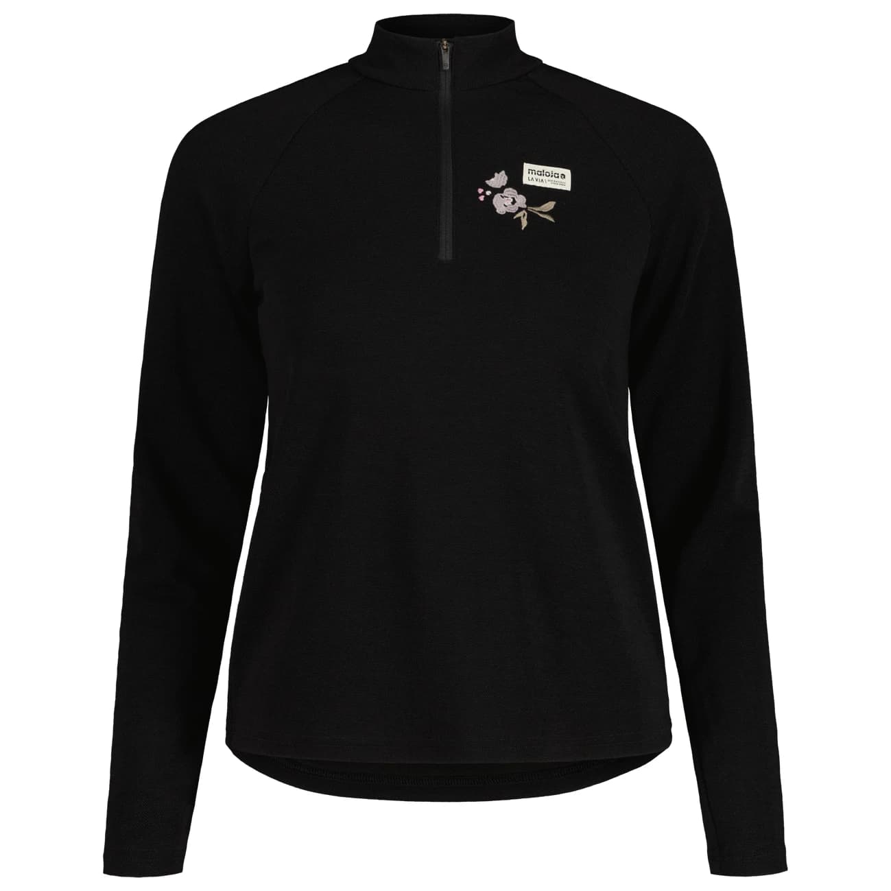 Дамски вълнен пуловер Maloja Women's PetersteinM. Fleece jumper - Deep Black