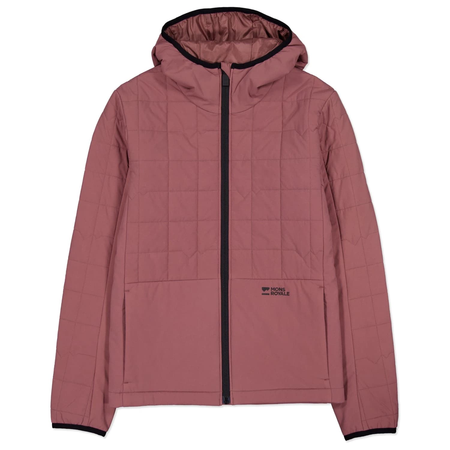 Дамско вълнено яке Mons Royale Women's Canyon Merino Insulated Hooded Jacket Merino jacket - Desert Rose