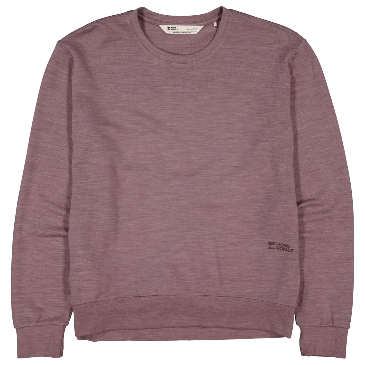 Вълнен пуловер Mons Royale Women's Horizon Merino Crew Merino jumper - Antler