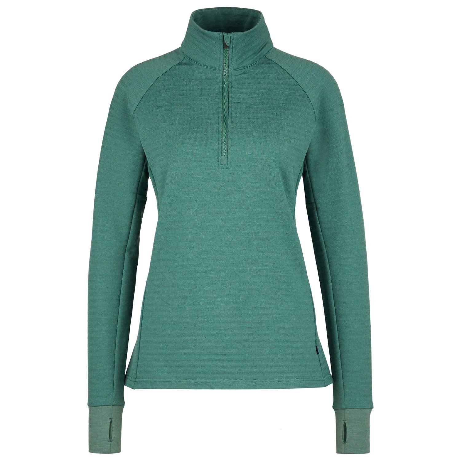 Дамски вълнен пуловер Stoic Women's MerinoFleece260 FlenSt. Half Zip Merino jumper - Pineneedle Green