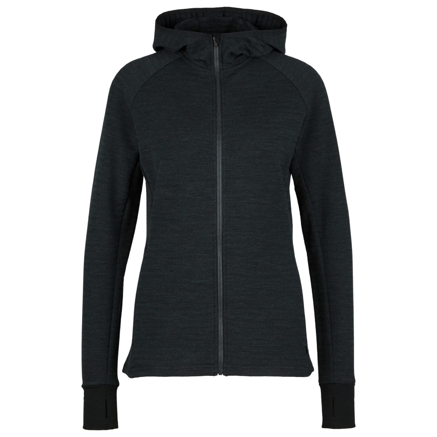 Дамско вълнено яке Stoic Women's MerinoFleece260 FlenSt. Zip Hoody Merino hoodie - Black / Black / Melange