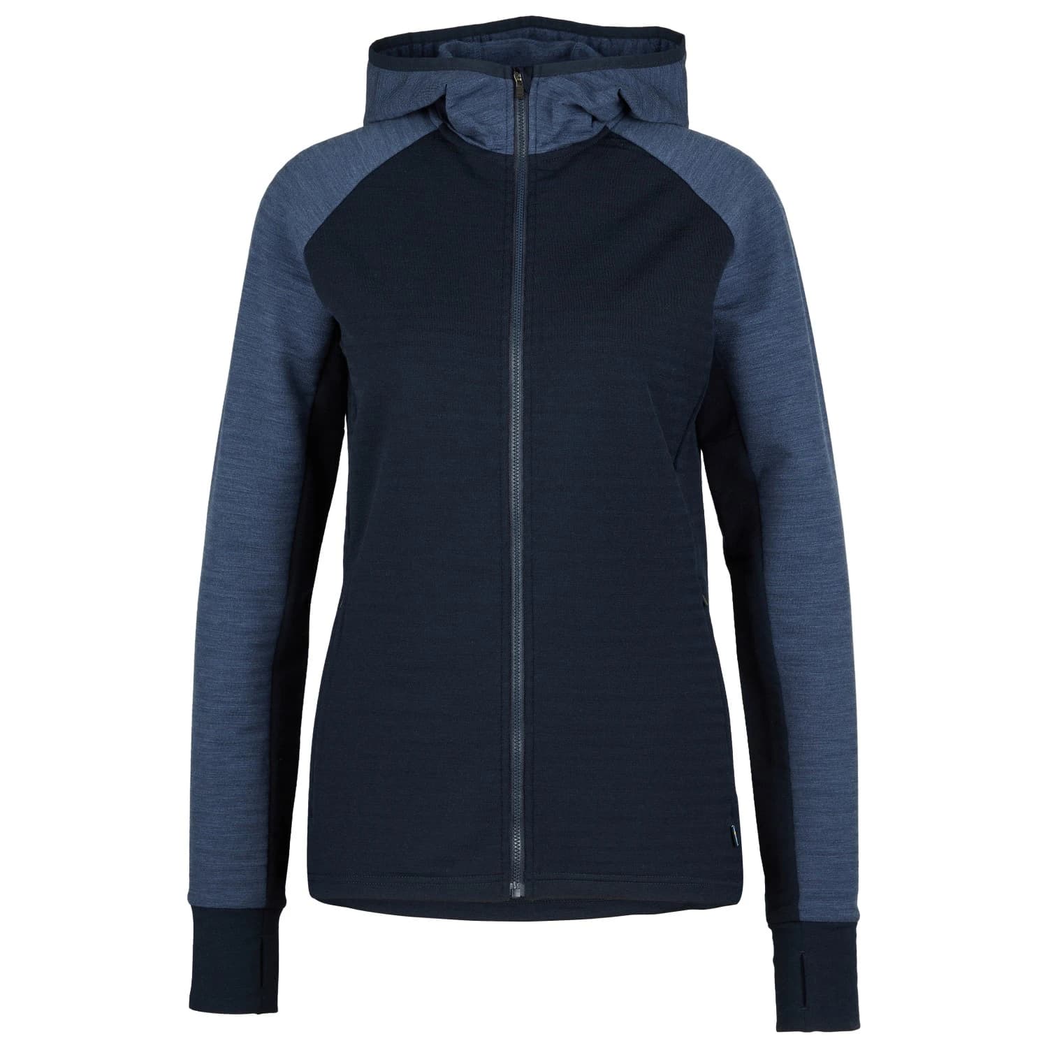 Дамско вълнено яке Stoic Women's MerinoFleece260 FlenSt. Zip Hoody Merino hoodie - Dark Navy Melange / Dark Navy