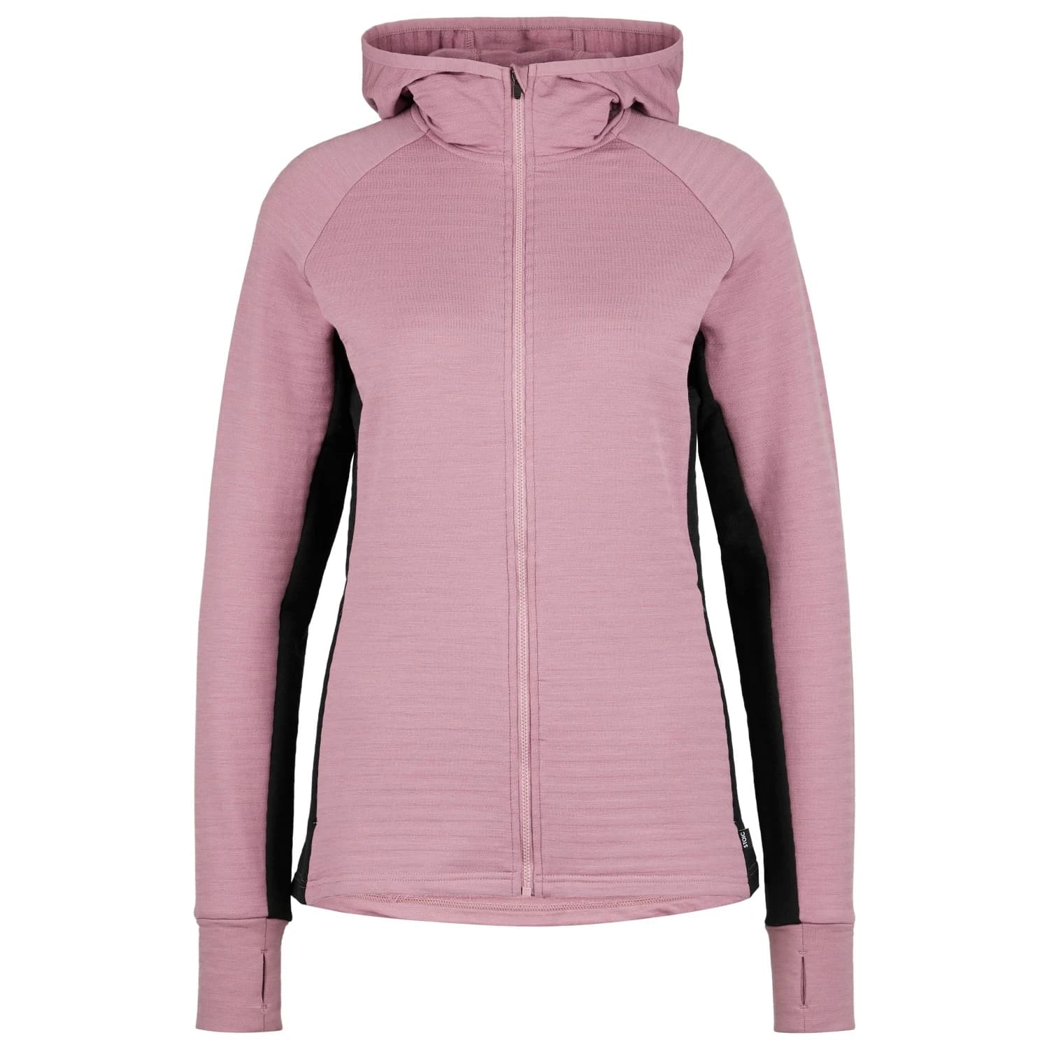 Дамско вълнено яке Stoic Women's MerinoFleece260 FlenSt. Zip Hoody Merino hoodie - Dark Orchid / Black