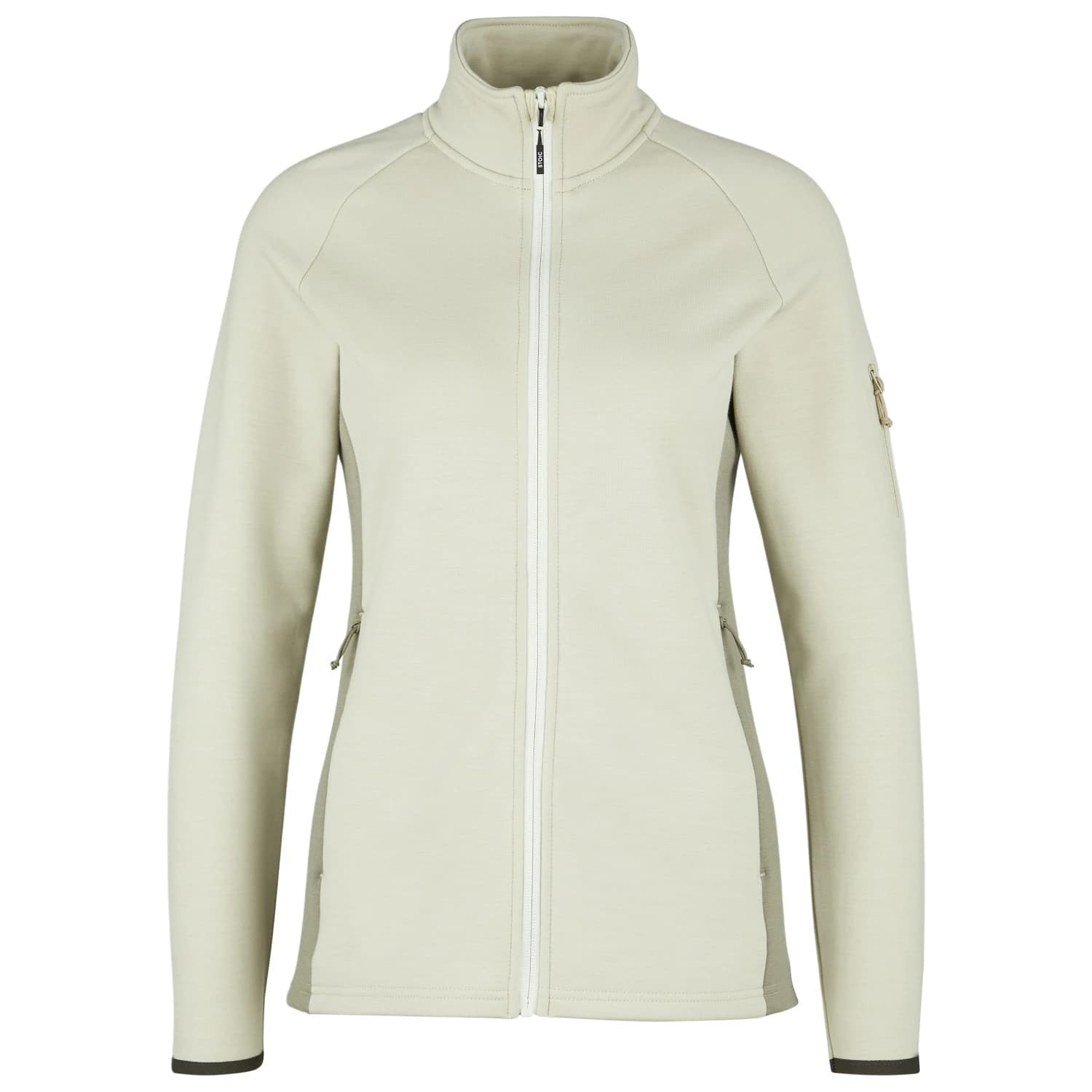 Дамско вълнено яке Stoic Women's MerinoFleece335 KuolpaSt. II Jacket Merino jacket - Stone Grey / Lichen Green