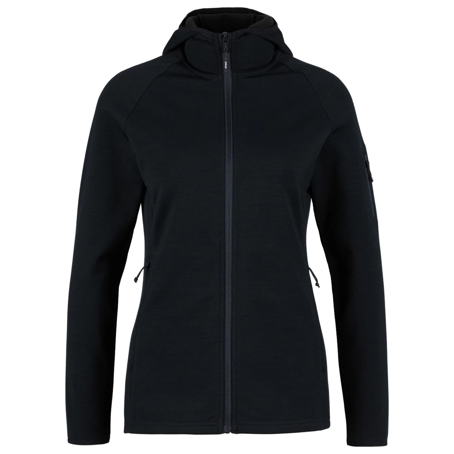 Дамско вълнено яке Stoic Women's MerinoFleece335 KuolpaSt. II Zip Hoody Merino hoodie - Black