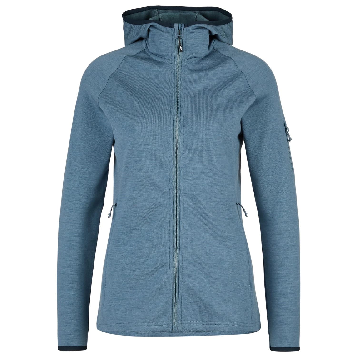 Дамско вълнено яке Stoic Women's MerinoFleece335 KuolpaSt. II Zip Hoody Merino hoodie - Ocean Blue