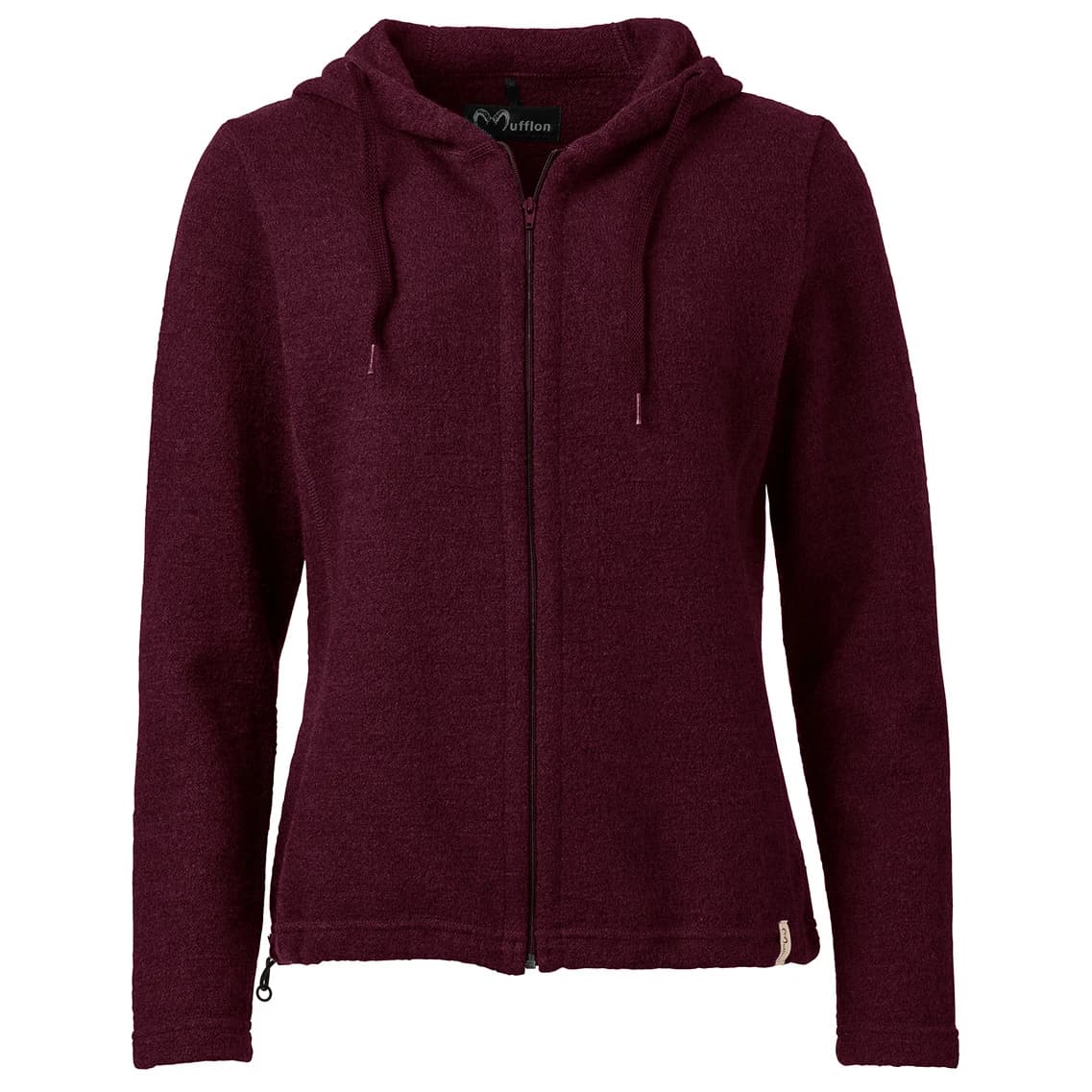 Дамско вълнено яке Mufflon Women's Kalea Merino hoodie - Berry