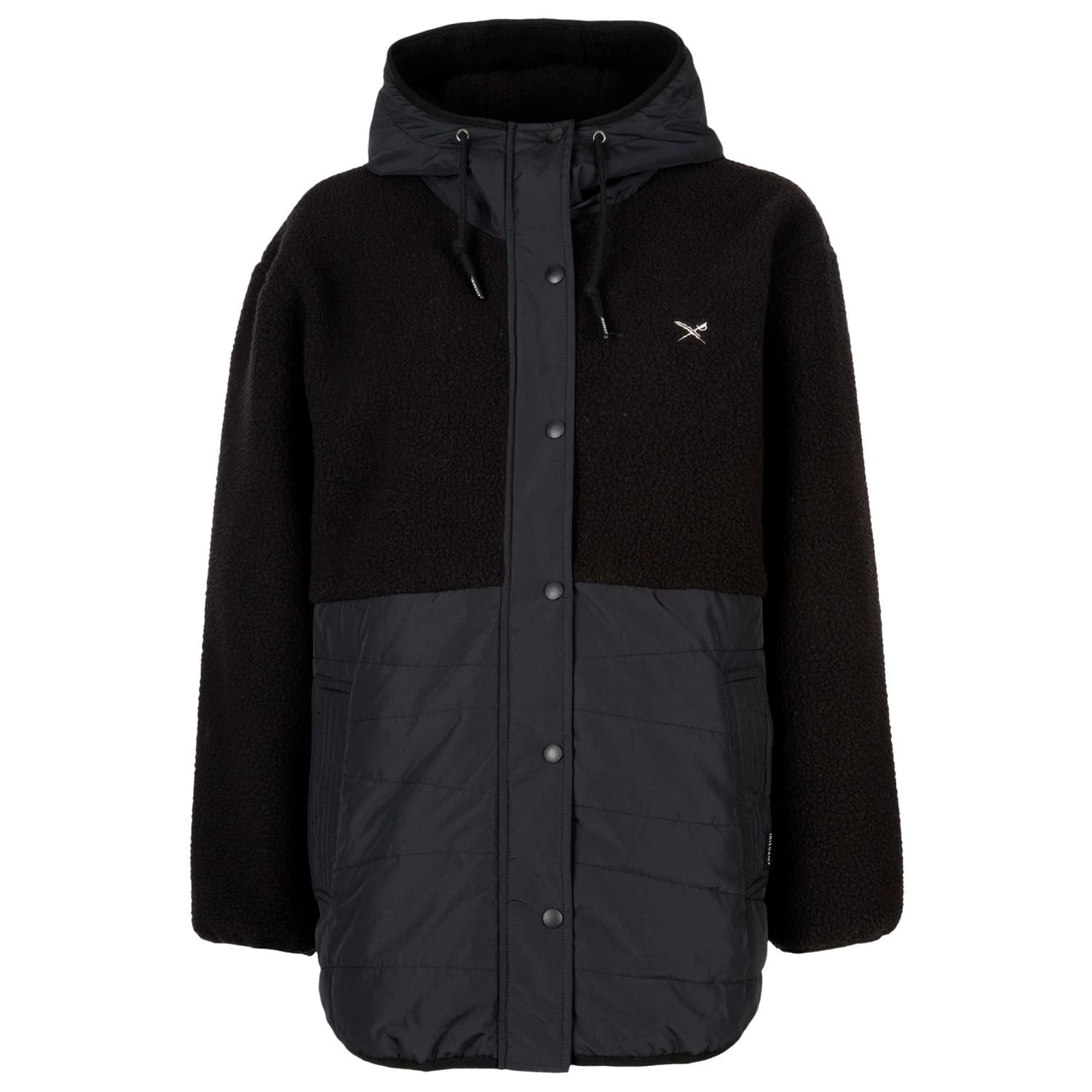 Дамско поларено яке Iriedaily Women's Arctik Long Jacket Fleece jacket - Black