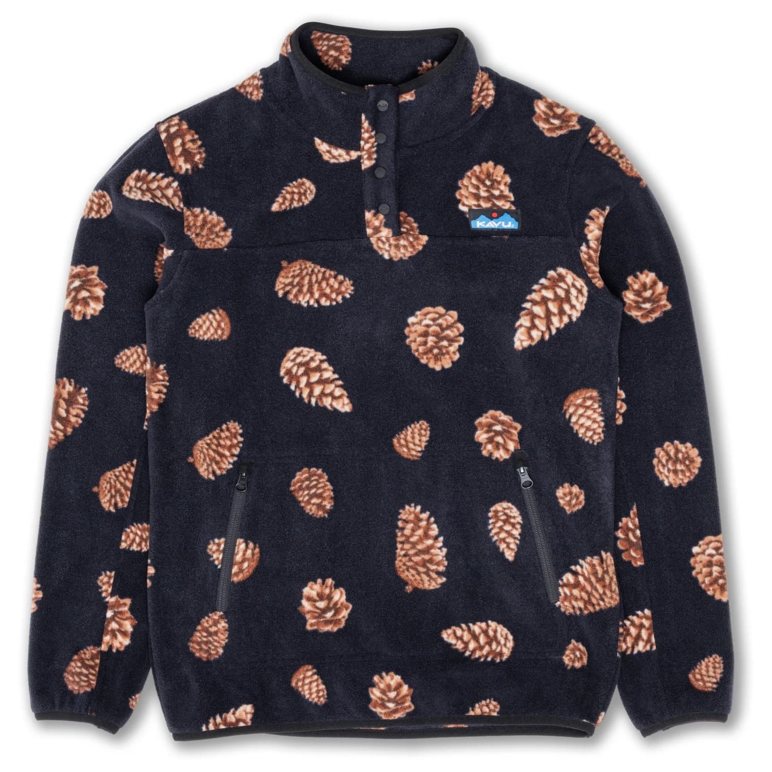 Поларен пуловер KAVU Women's Cavanaugh Fleece jumper - Pine Cones