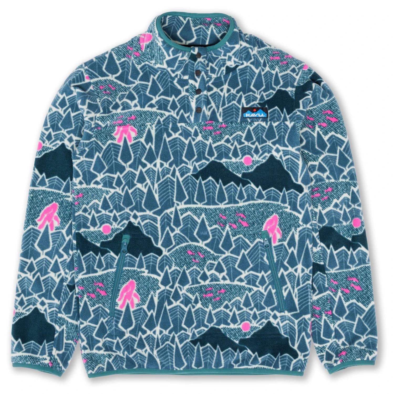 Поларен пуловер KAVU Women's Cavanaugh Fleece jumper - Sassy Sasquatch