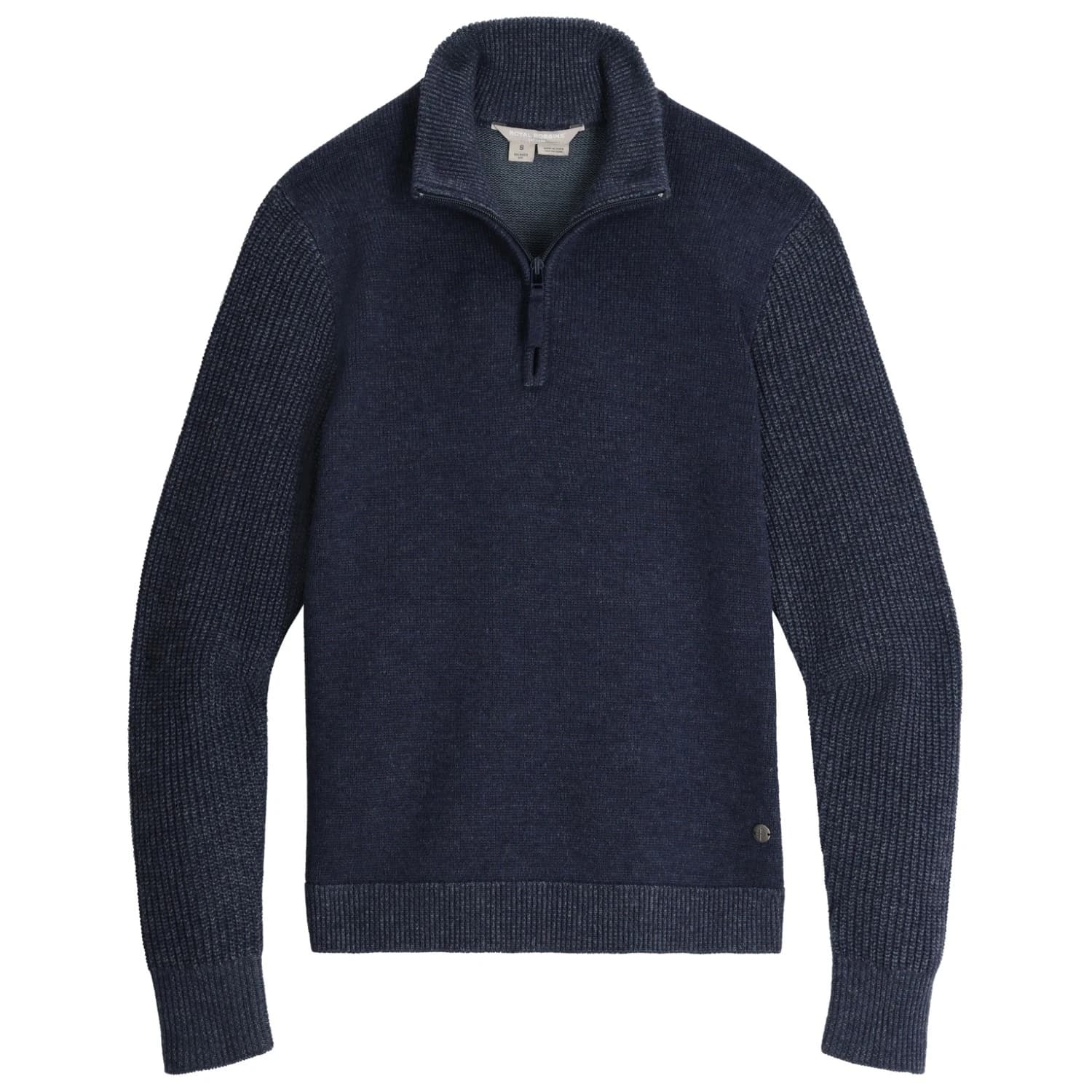 Дамски вълнен пуловер Royal robbins Women's Westlands 1/4 Zip Merino jumper - Deep Blue Htr