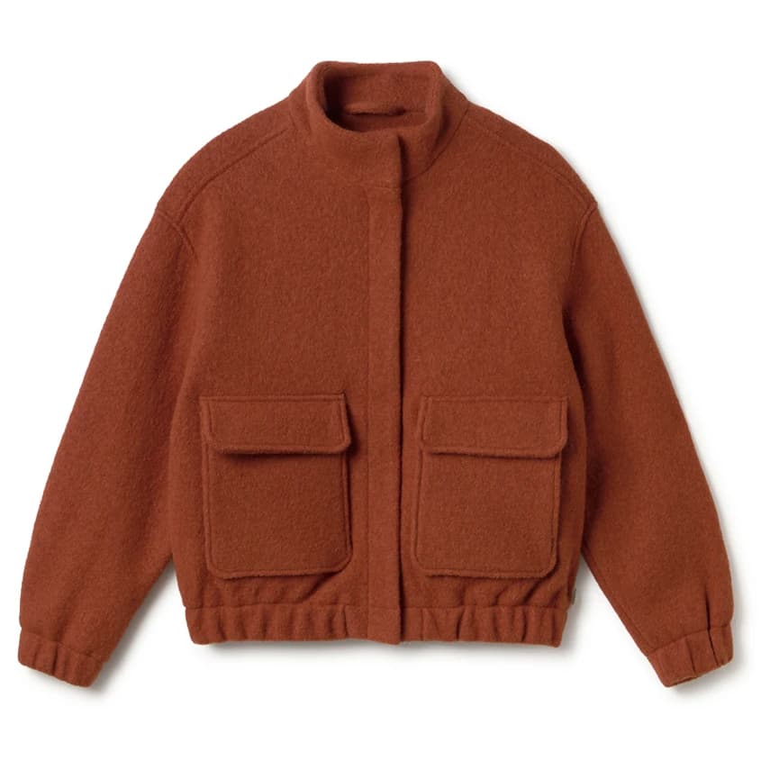 Дамско вълнено яке Twothirds Women's Bushmill Wool jacket - Burnt Orange