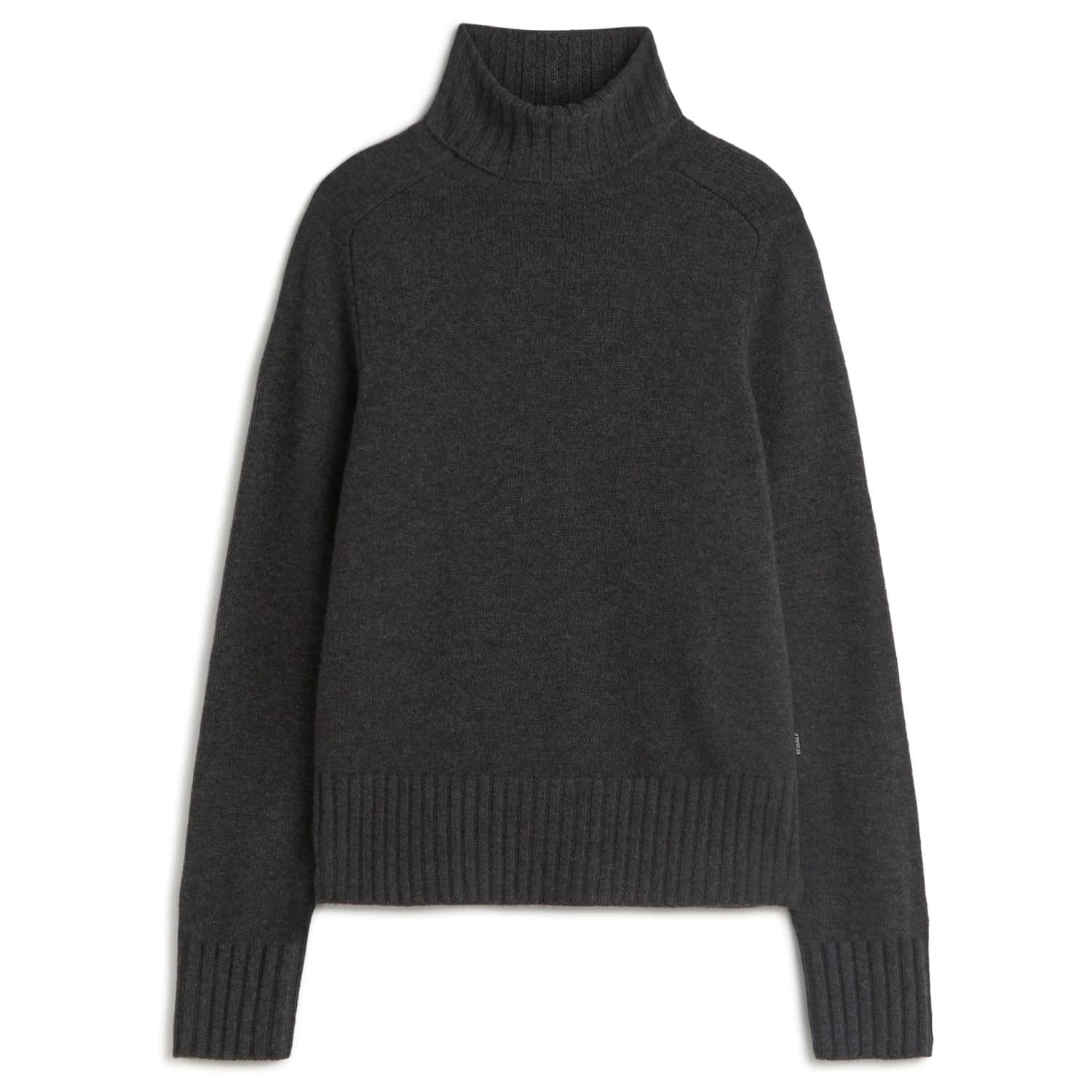 Вълнен пуловер Ecoalf Women's Caqui Knit Wool jumper - Dark Grey Melange