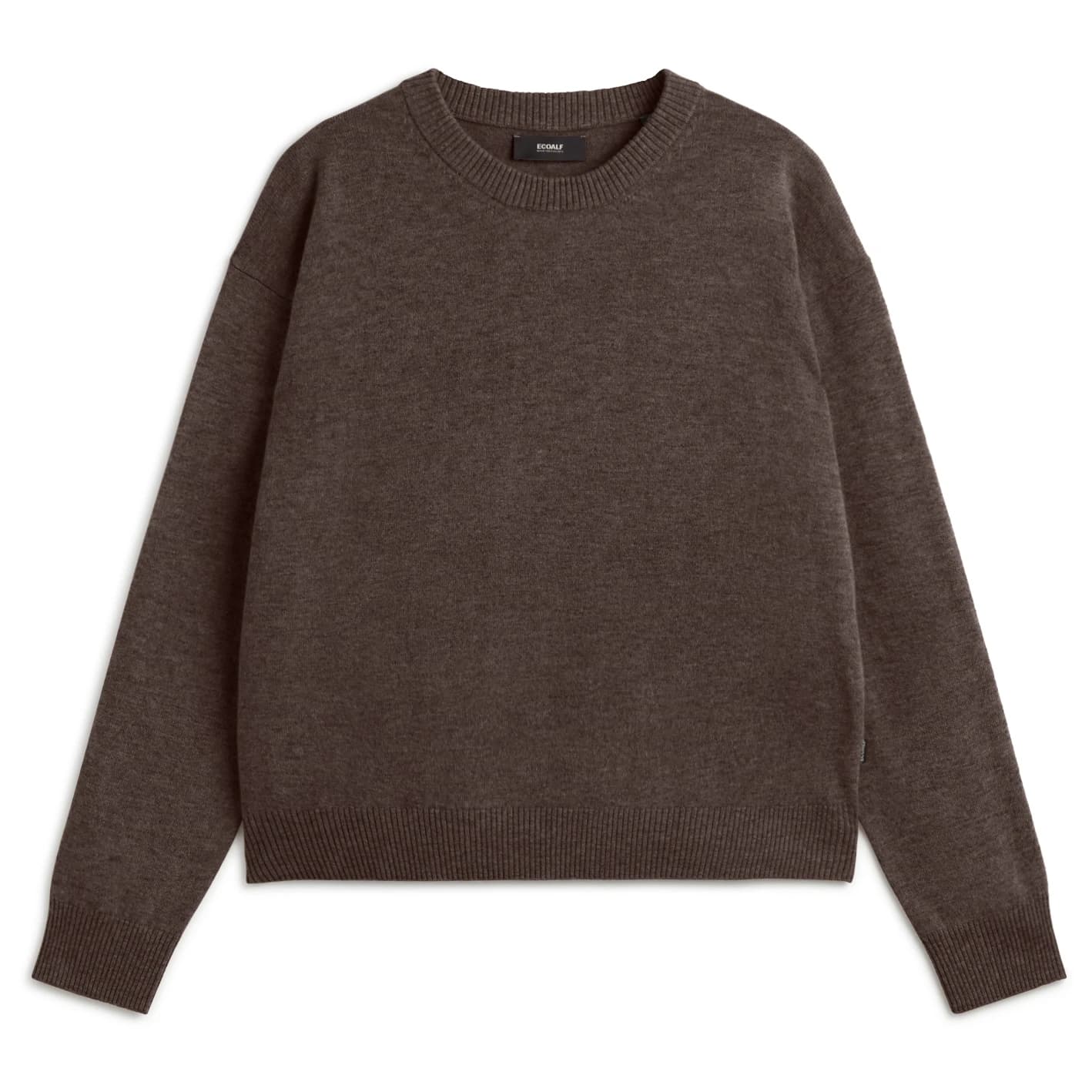 Вълнен пуловер Ecoalf Women's Cosmos Knit Wool jumper - Dark Chocolate