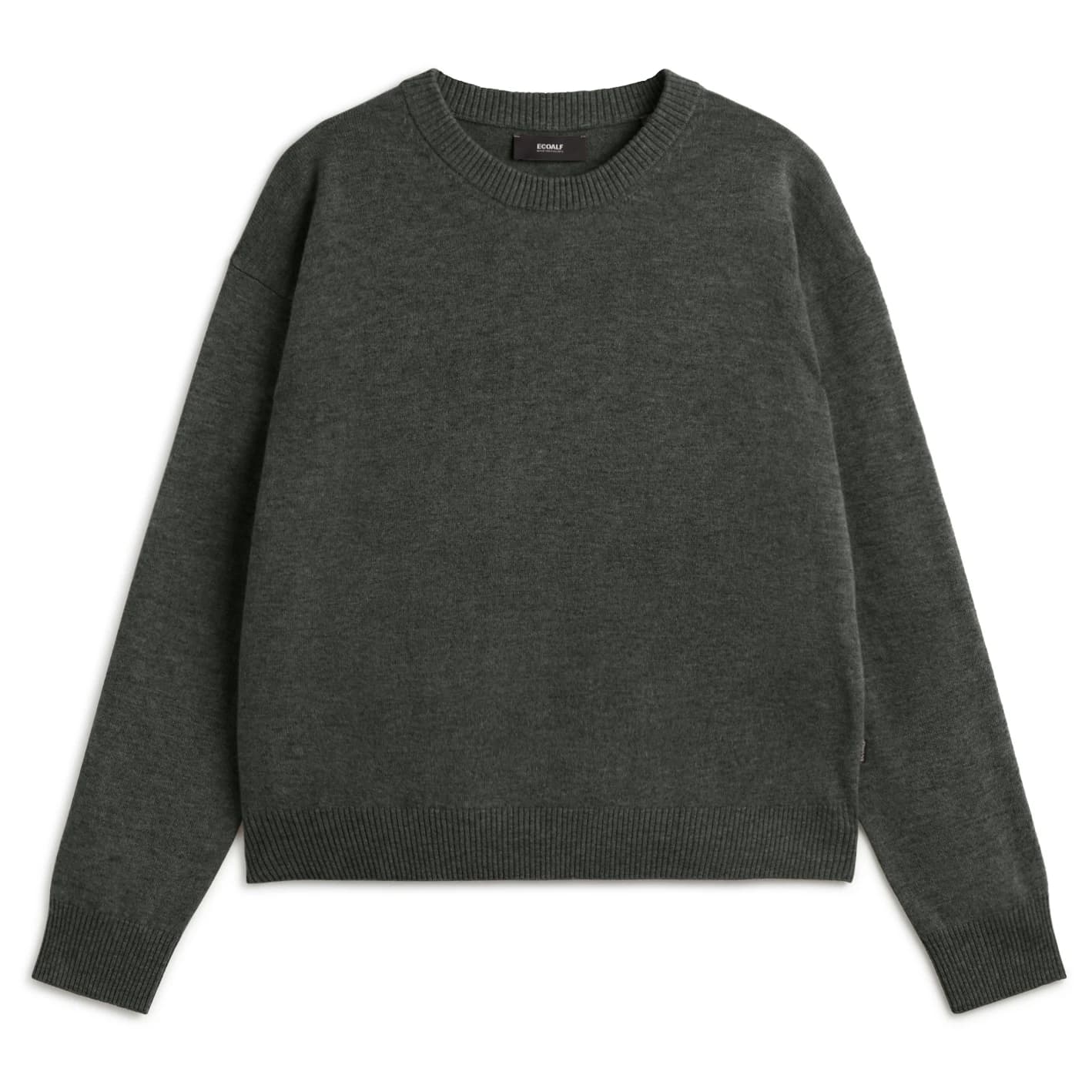 Вълнен пуловер Ecoalf Women's Cosmos Knit Wool jumper - Dark Khaki