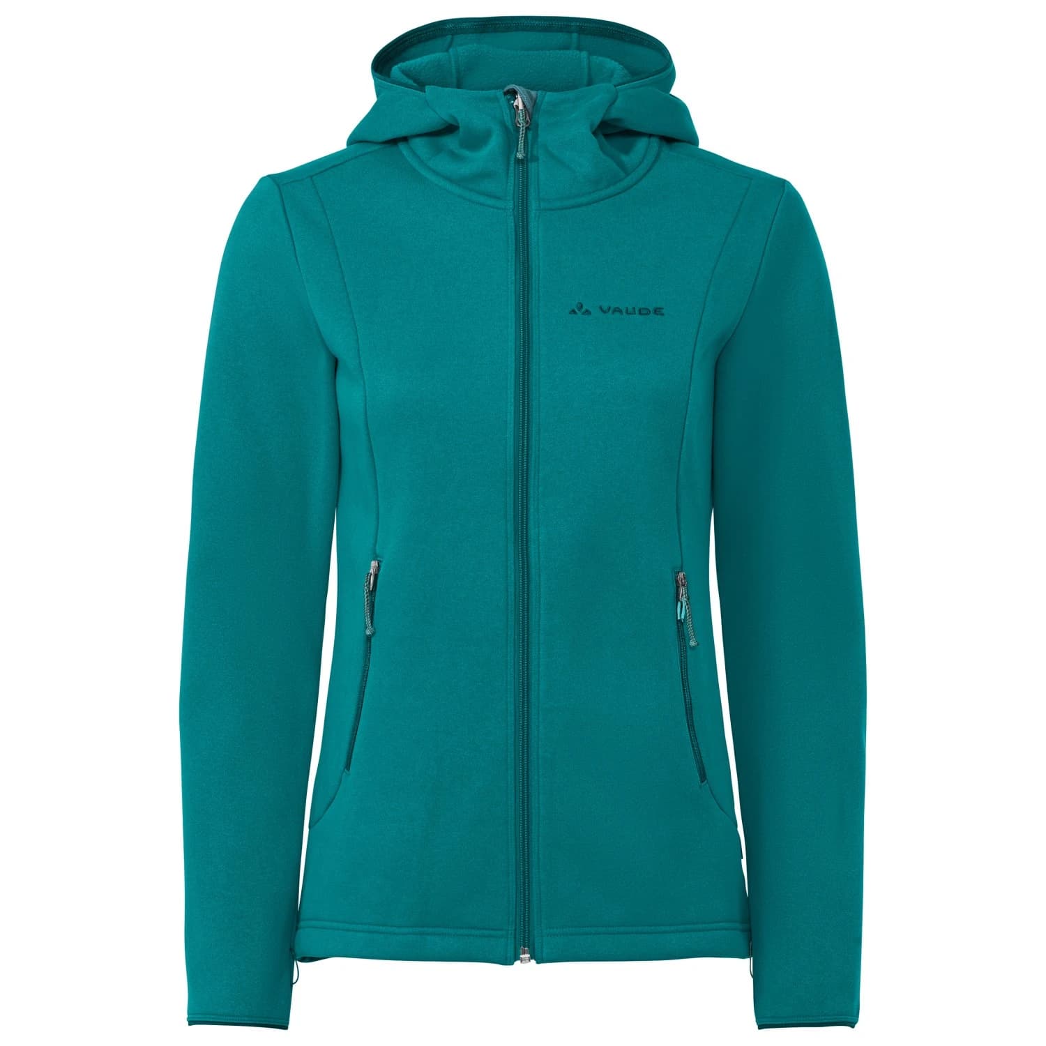 Дамско поларено яке Vaude Women's Idris Fleece Hoody Fleece jacket - Fjord Green