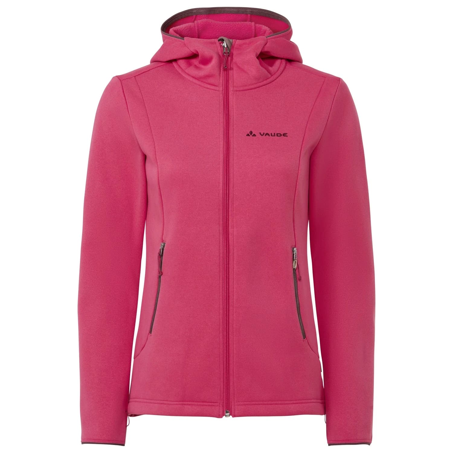 Дамско поларено яке Vaude Women's Idris Fleece Hoody Fleece jacket - Hibiscus Pink