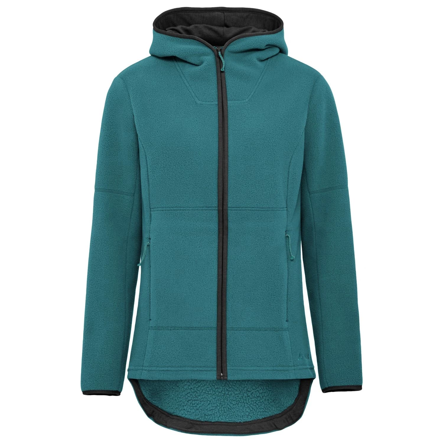 Дамско поларено яке Vaude Women's Neyland Fleece Hoody II Fleece jacket - Dark Fjord Green