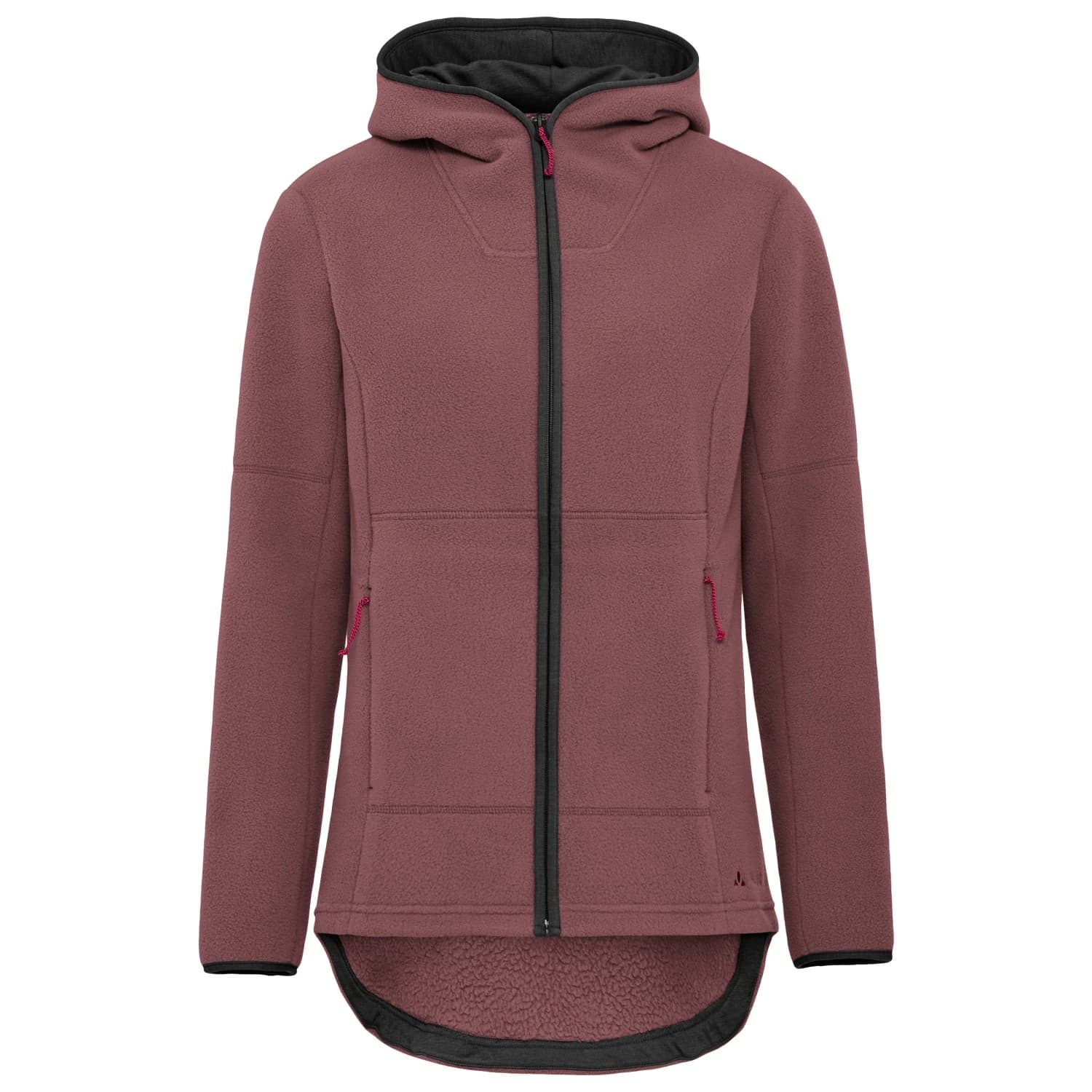 Дамско поларено яке Vaude Women's Neyland Fleece Hoody II Fleece jacket - Ruby Dusk