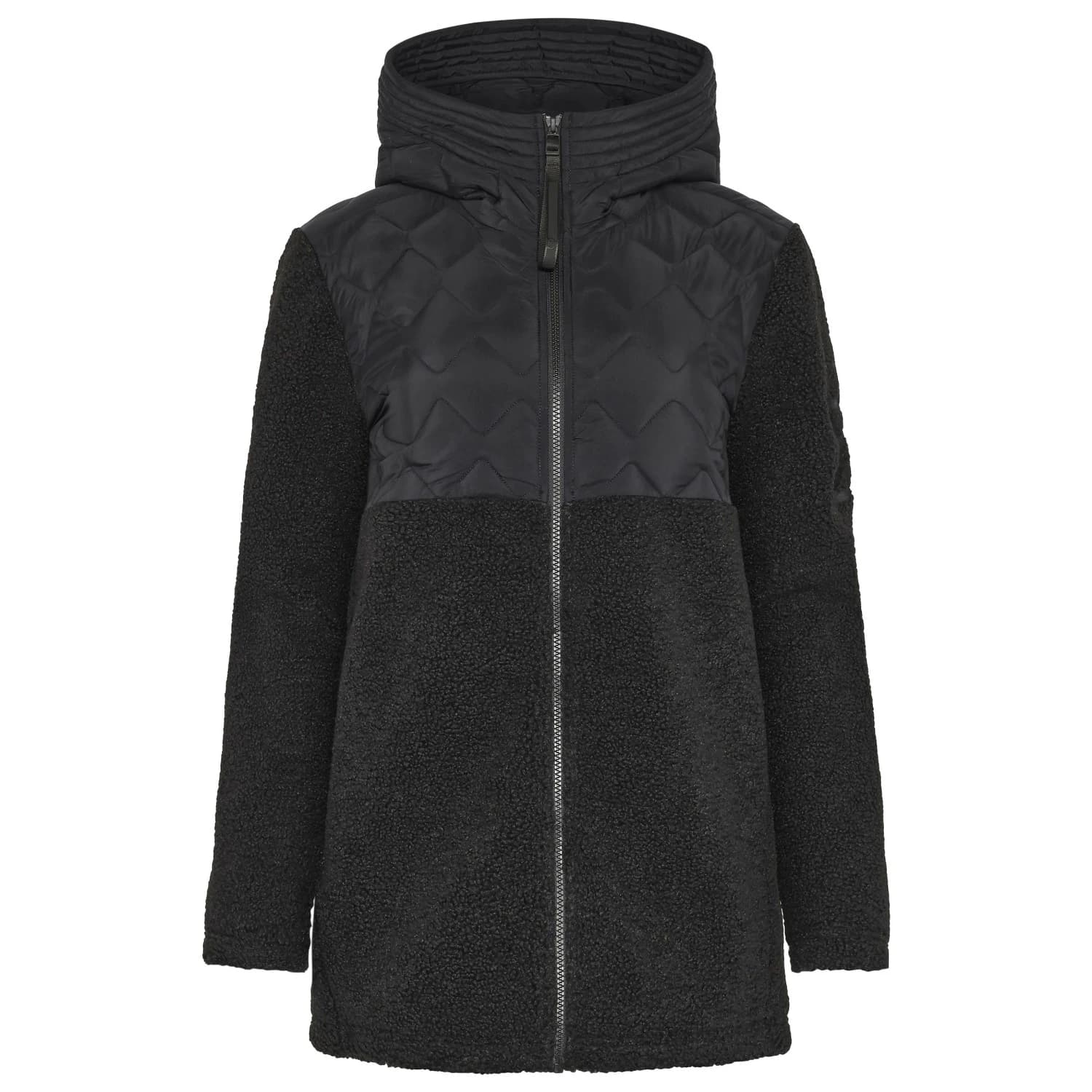 Дамско поларено яке Didriksons Women's Bibi Fullzip 2 Fleece jacket - Black