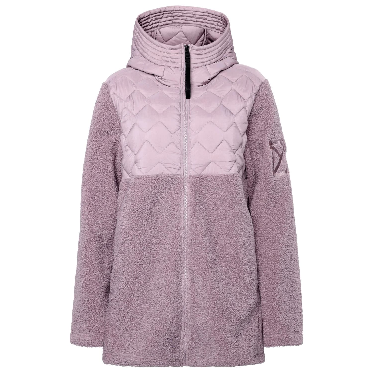 Дамско поларено яке Didriksons Women's Bibi Fullzip 2 Fleece jacket - Lilac Haze