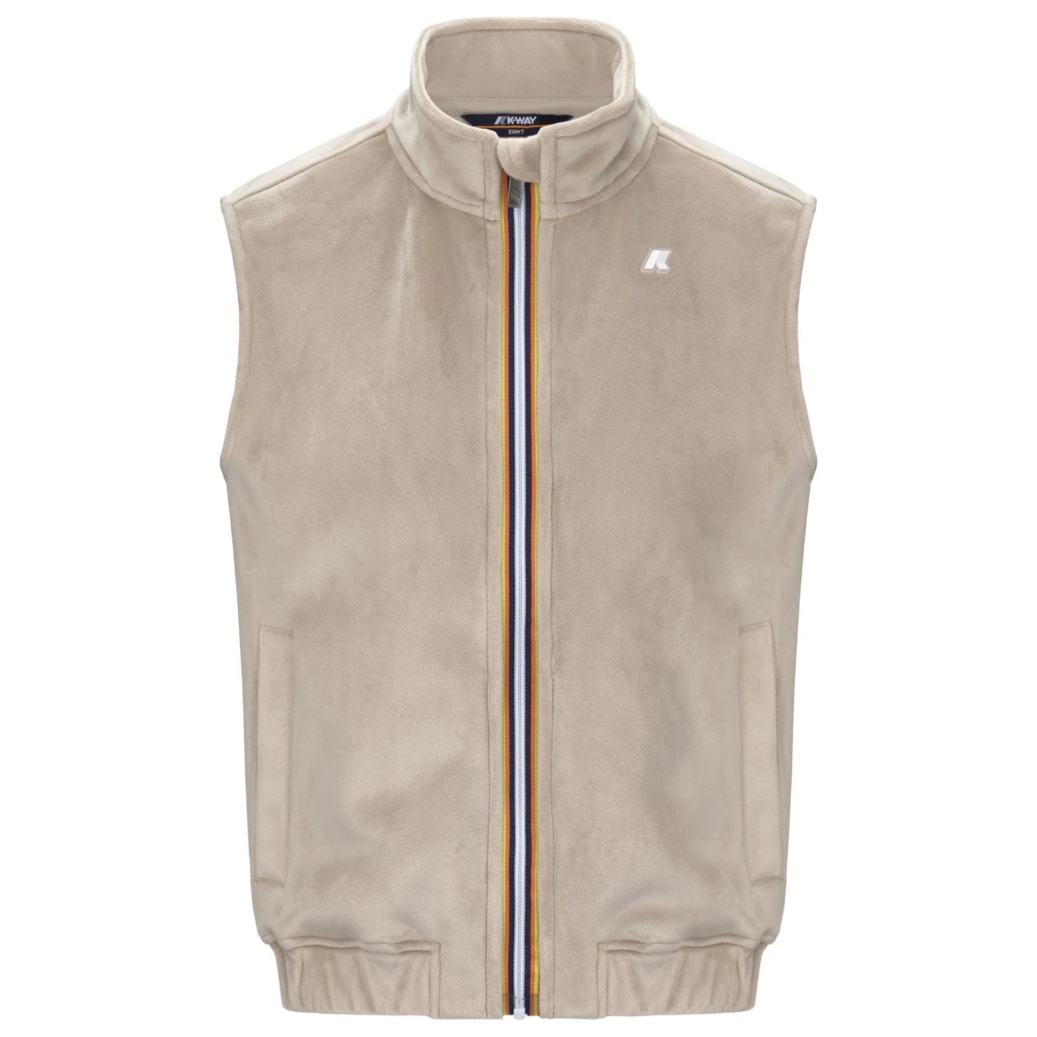Дамско поларено яке K-Way Women's Vivielme Velour Polar Fleece jacket - Beige Cashmere / Beige