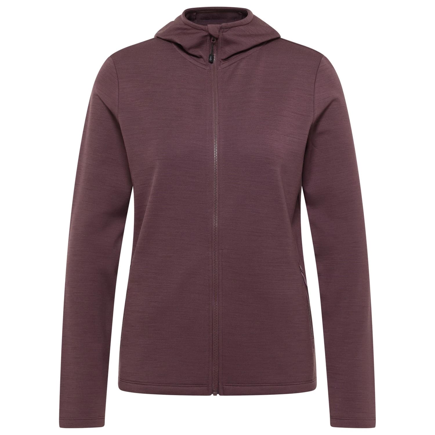 Вълнено яке Heber Peak Women's Merino210 EvergreenHe. Zip Hoody Zip-up hoodie - Dark Berry