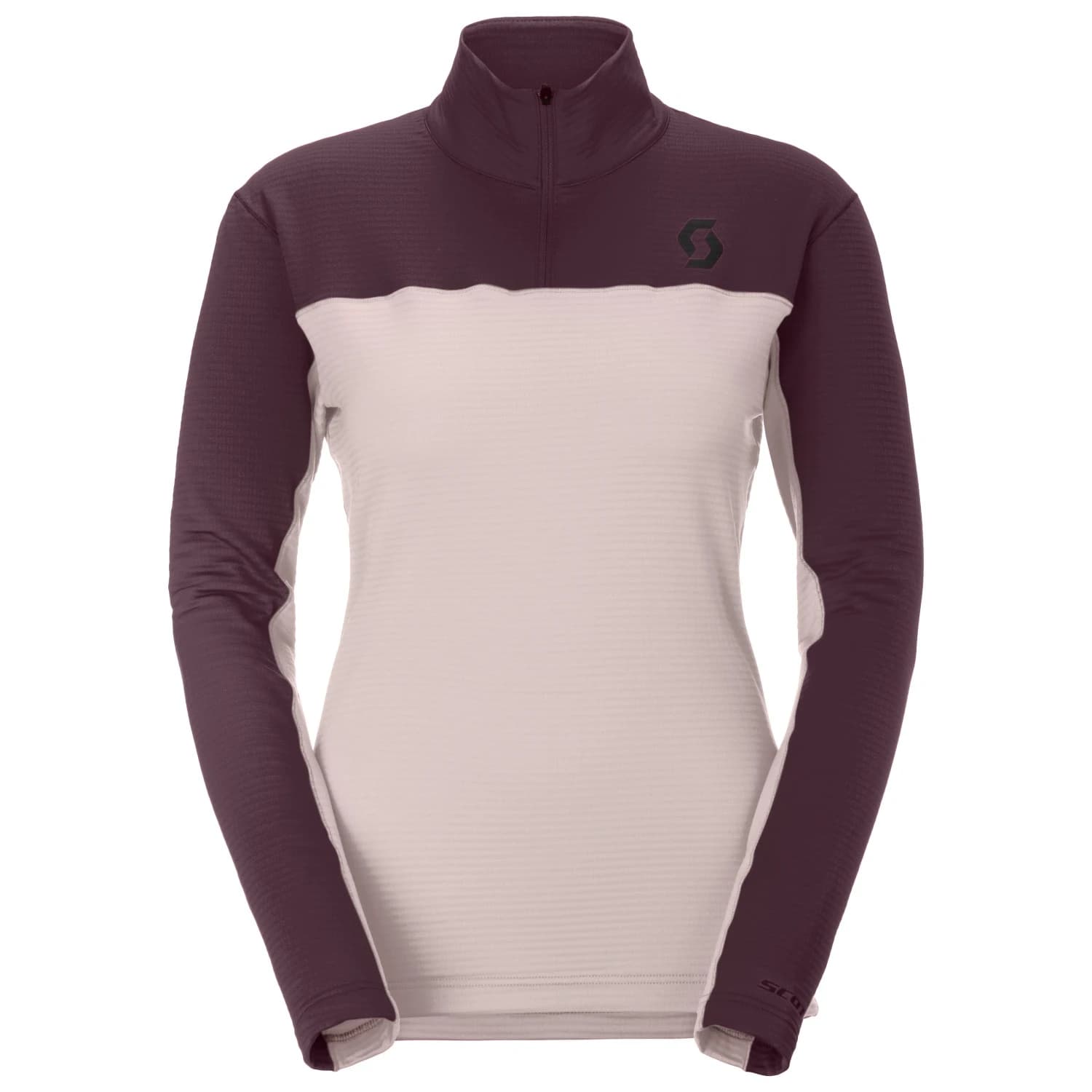 Дамски поларен пуловер Scott Women's Pullover Defined Light Fleece jumper - Wax Pink / Cocoa Red