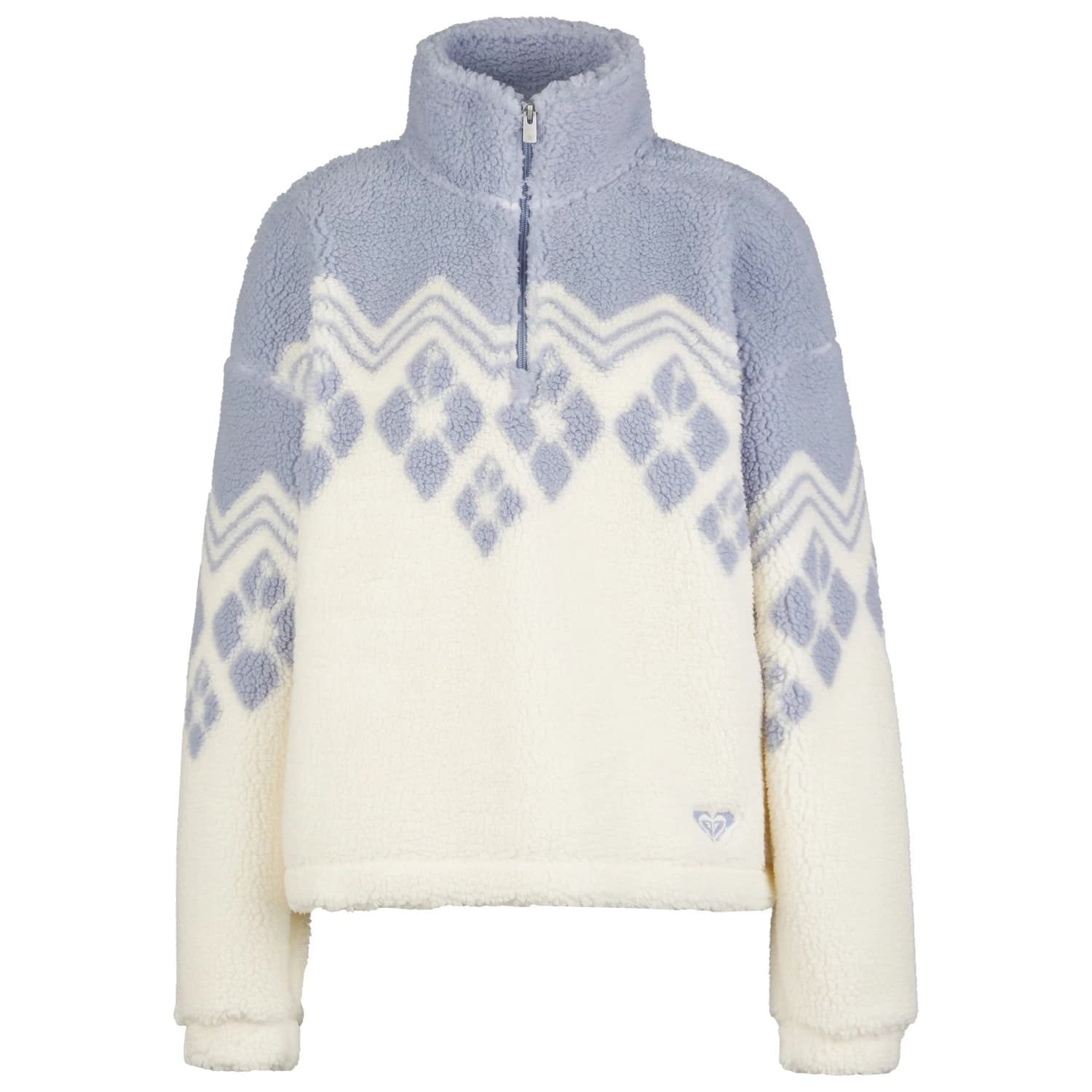 Дамски поларен пуловер Roxy Women's Mountain Story Fleece jumper - Egret