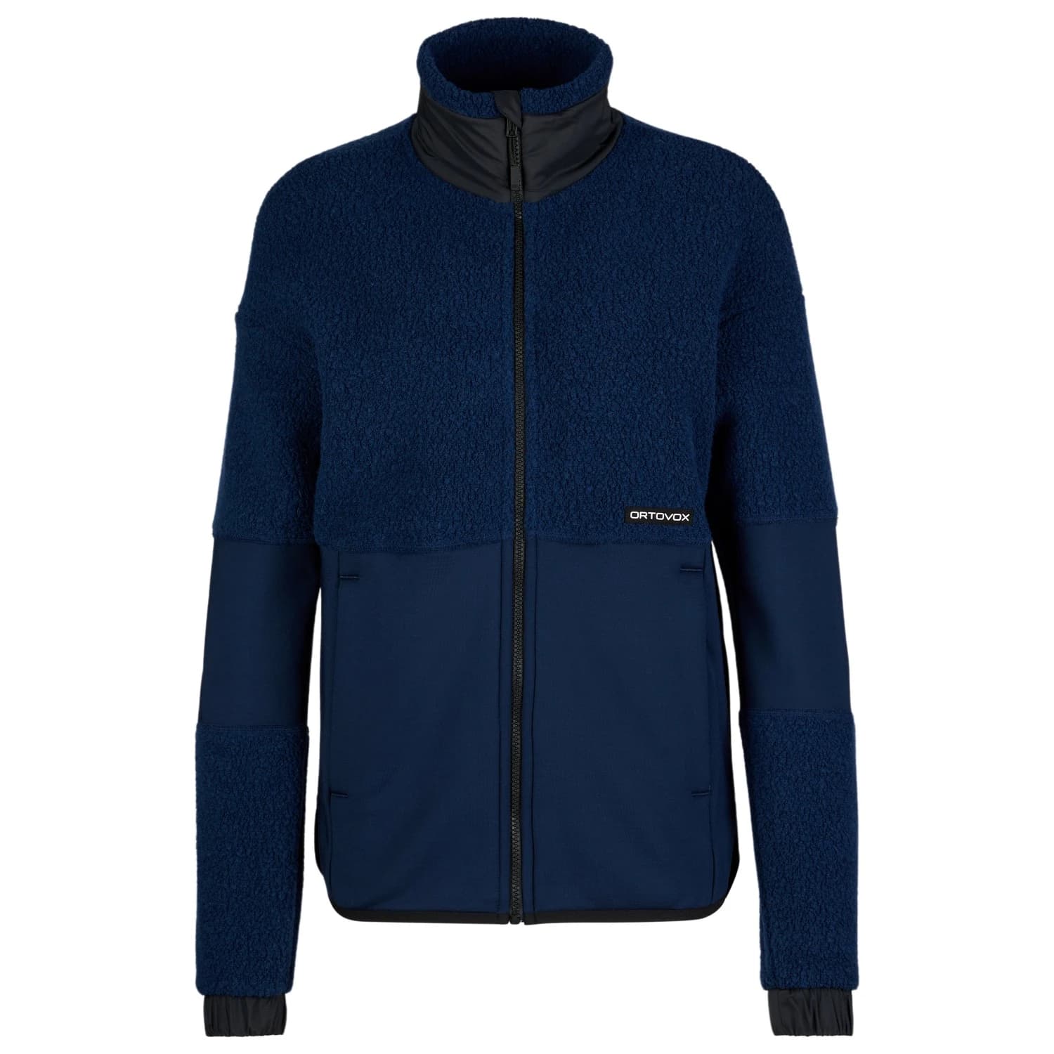Дамско поларено яке Ortovox Women's Fleece Teddy Jacket Fleece jacket - Deep Ocean
