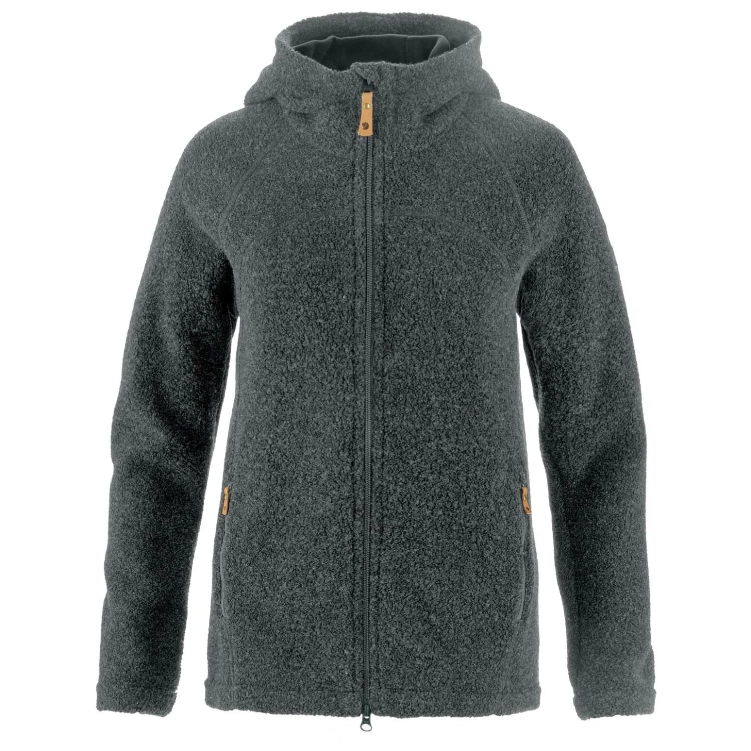 Дамско вълнено яке Fjällräven Women's Kaitum Fleece Merino jacket - Dark Grey