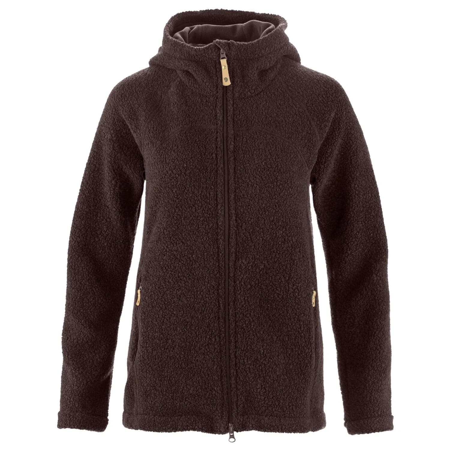 Дамско вълнено яке Fjällräven Women's Kaitum Fleece Merino jacket - Black Oak
