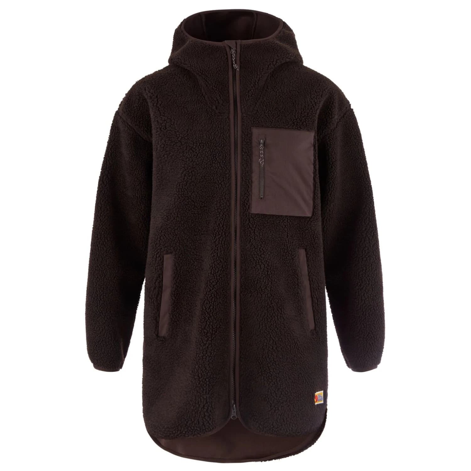 Дамско поларено яке Fjällräven Women's Vardag Pile Fleece Long Fleece jacket - Black Oak