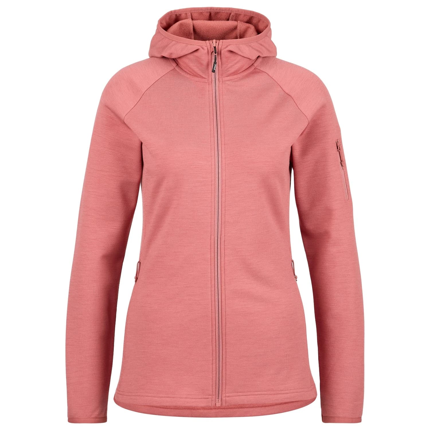 Дамско вълнено яке Stoic Women's MerinoFleece270 KuolpaLightSt. Zip Hoody Merino hoodie - Faded Rose