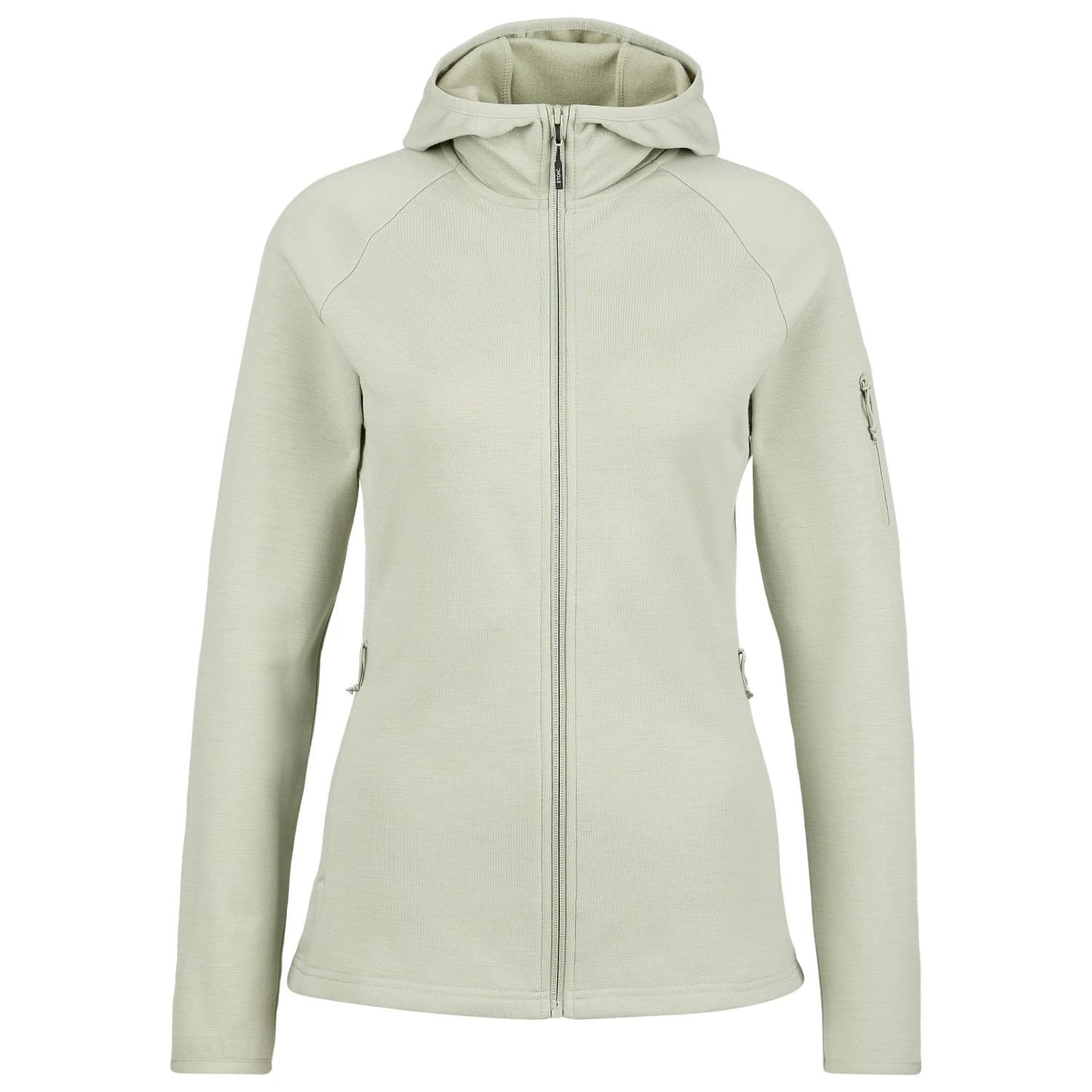 Дамско вълнено яке Stoic Women's MerinoFleece270 KuolpaLightSt. Zip Hoody Merino hoodie - Light Agave Green