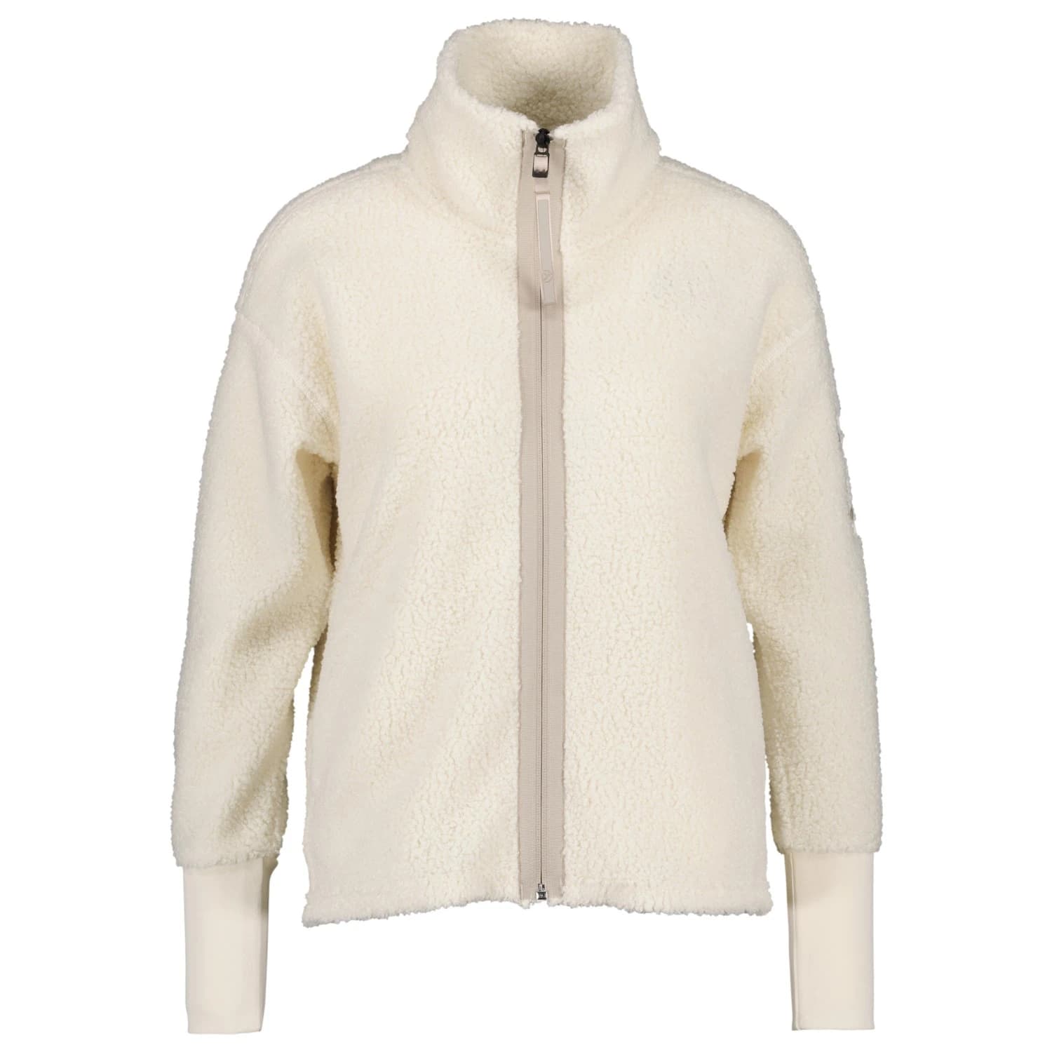 Дамско поларено яке Didriksons Women's Alexa Full Zip 3 Fleece jacket - White Foam
